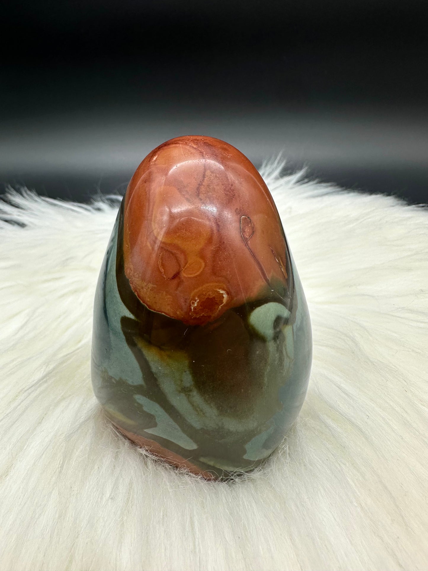Polychrom-Jaspis Freiform