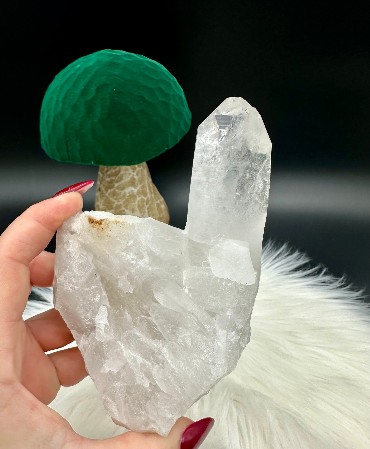 Bergkristall Stück mit Spitze