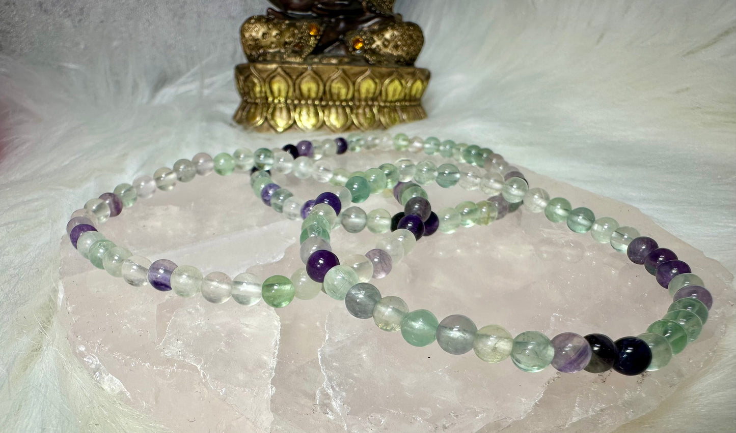 Fluorit Perlenarmband