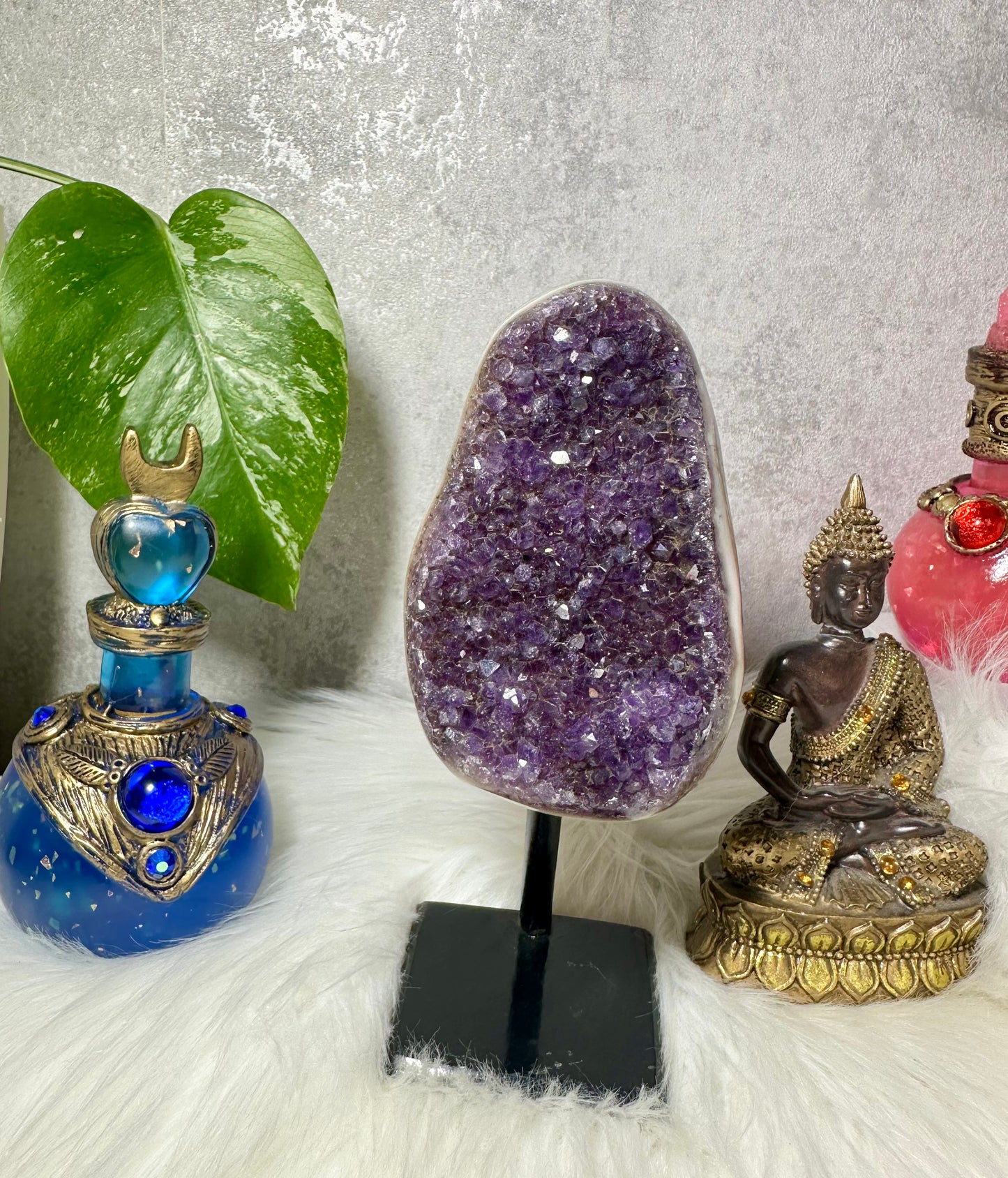 Amethyst auf Ständer