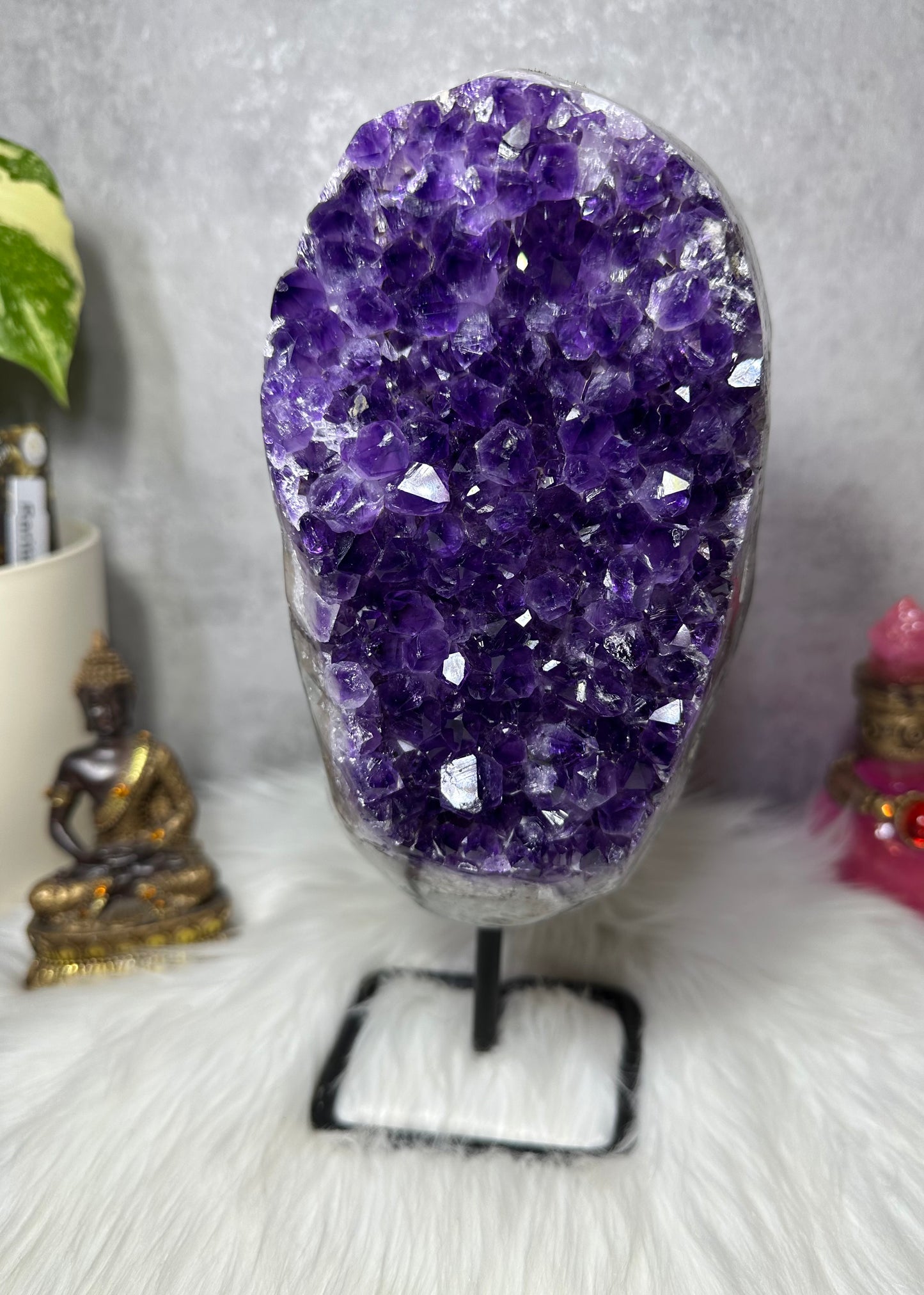 Sibirischer Amethyst auf Ständer (B)
