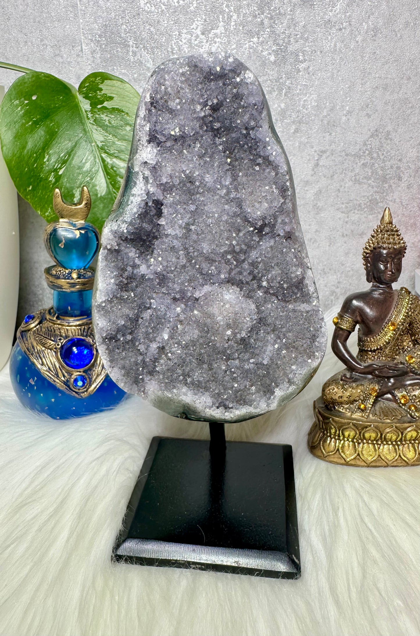 Amethyst Druse auf Ständer