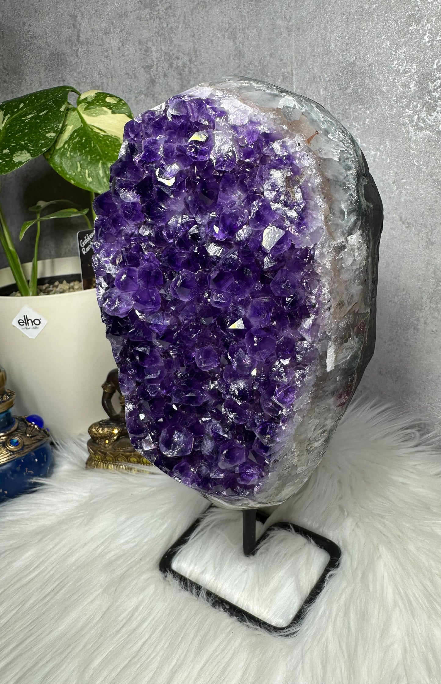Sibirischer Amethyst auf Ständer (B)