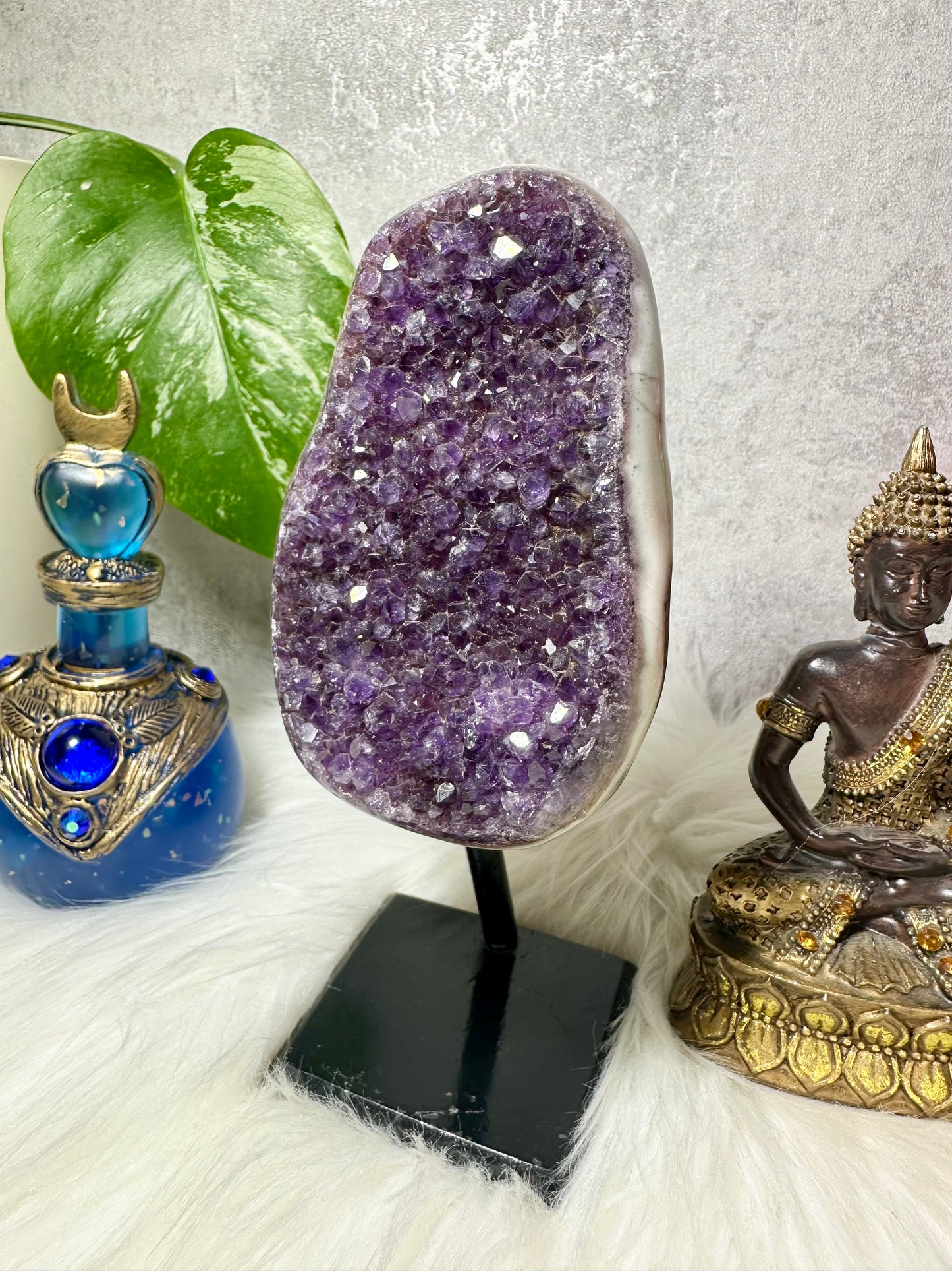 Amethyst auf Ständer