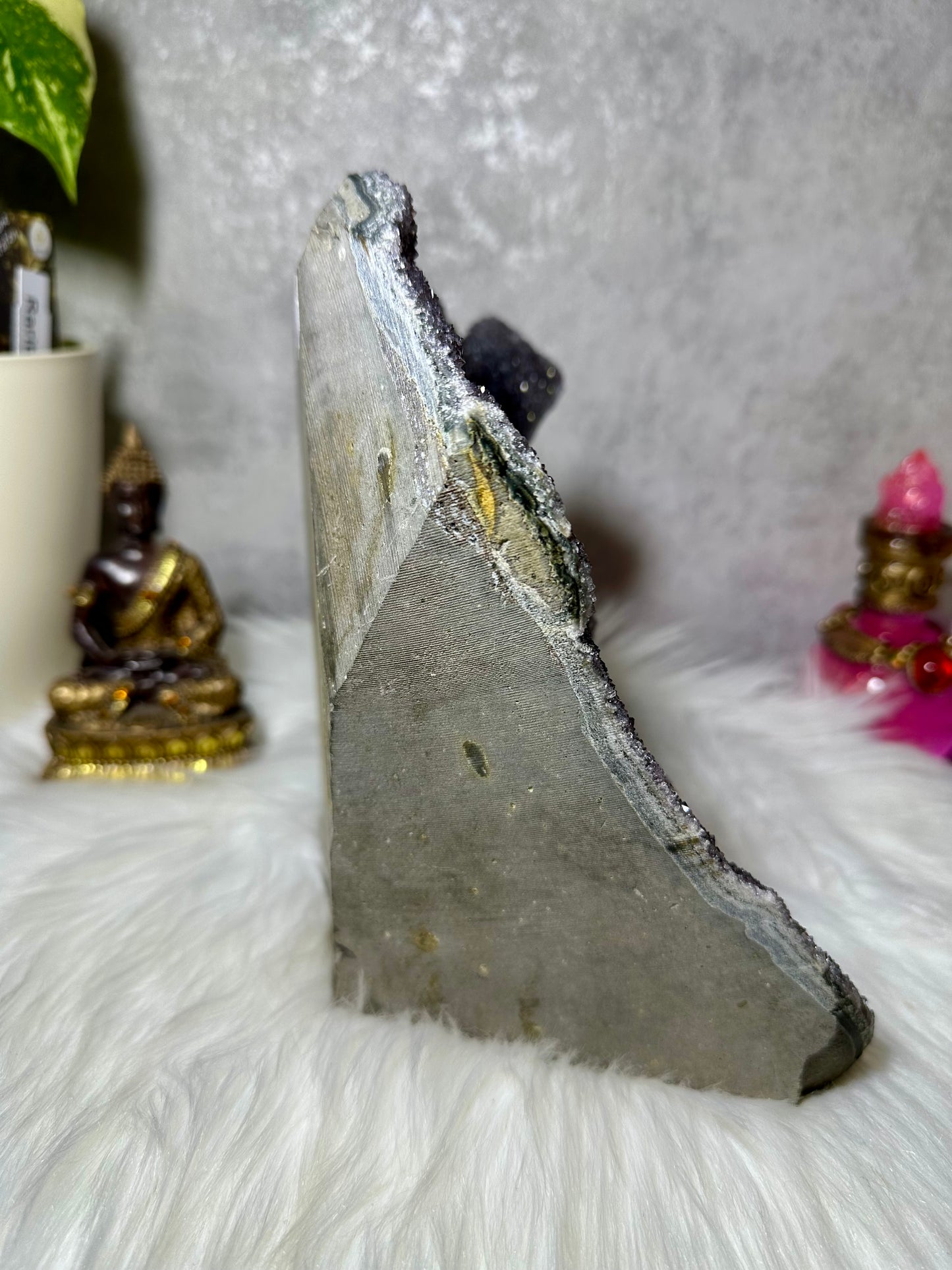 Grauer Amethyst XXL