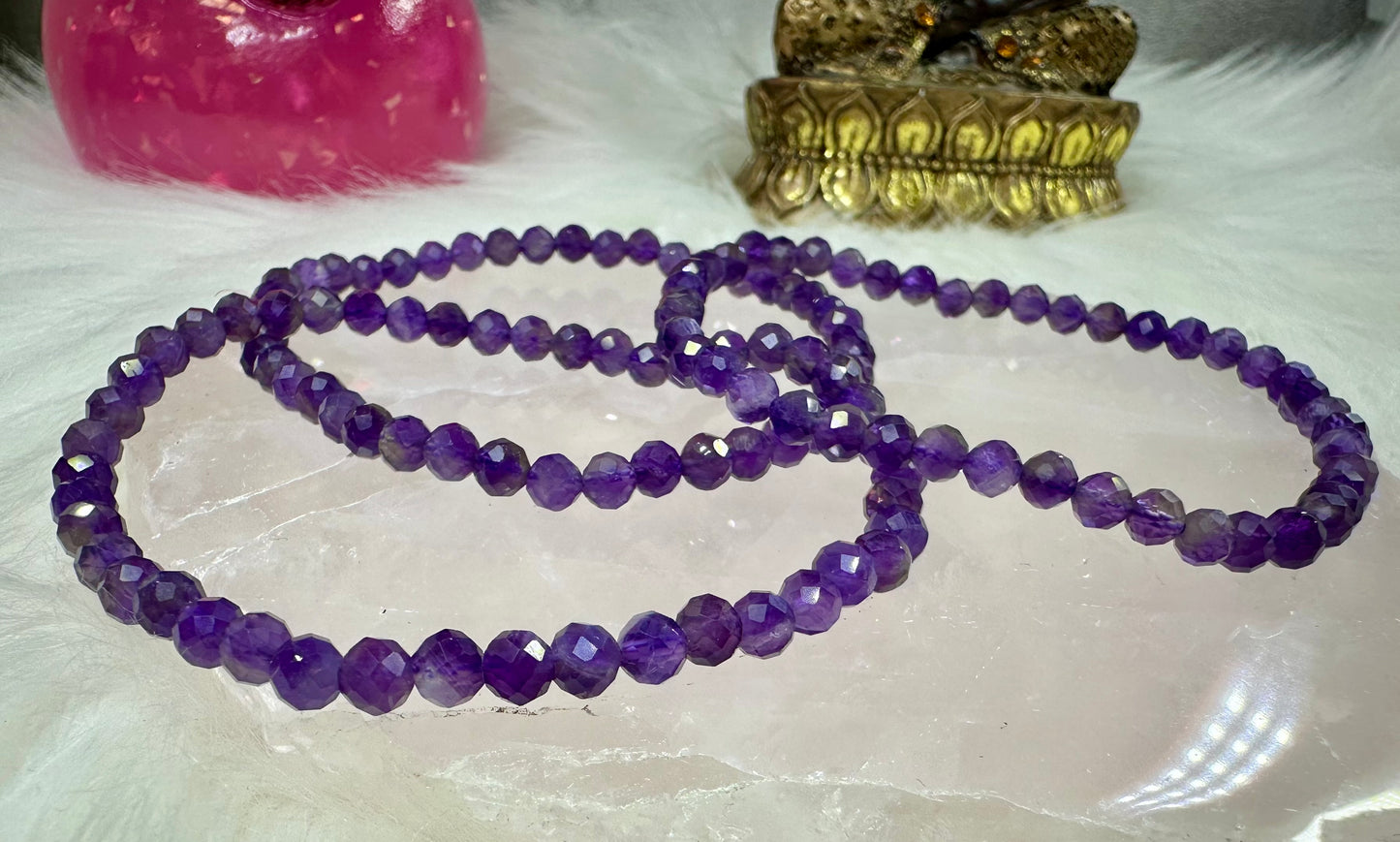 Amethyst Armband facettiert
