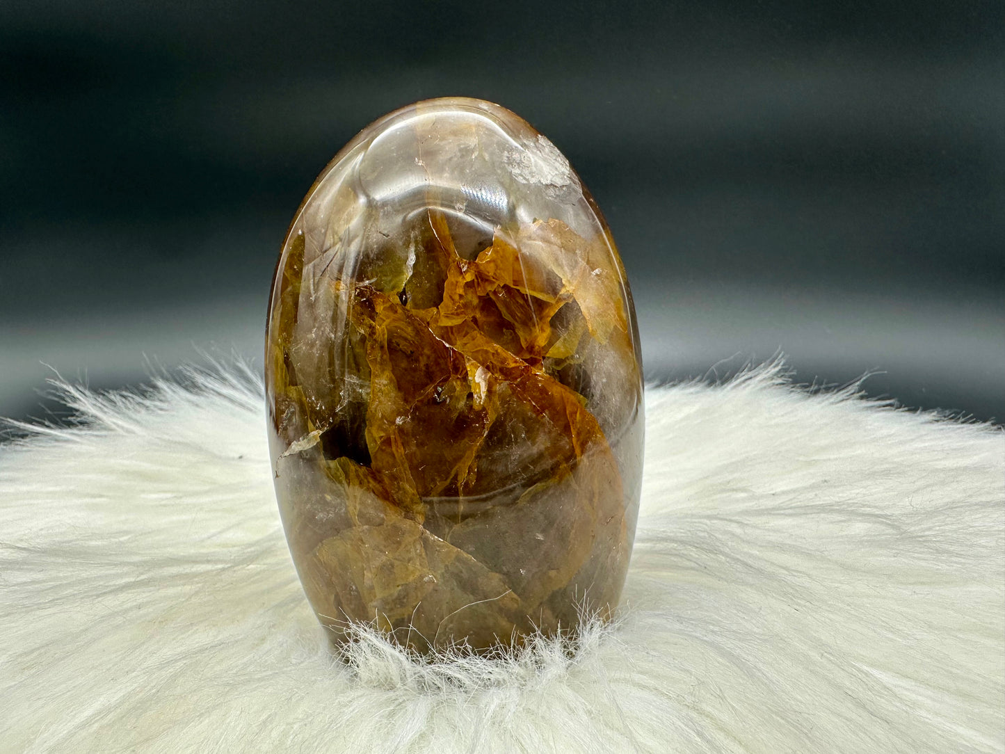 Quarz mit Eiseneinschlüssen Freiform