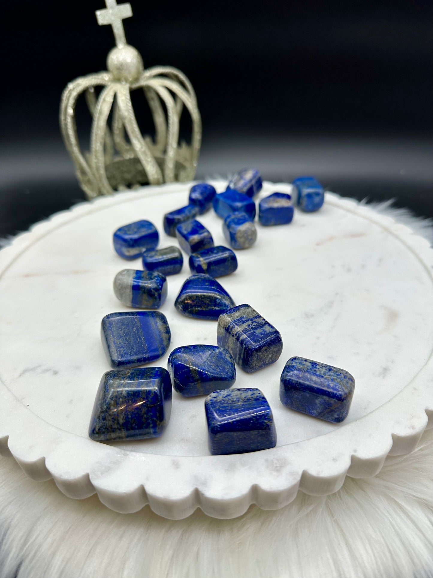 Lapislazuli Trommelstein
