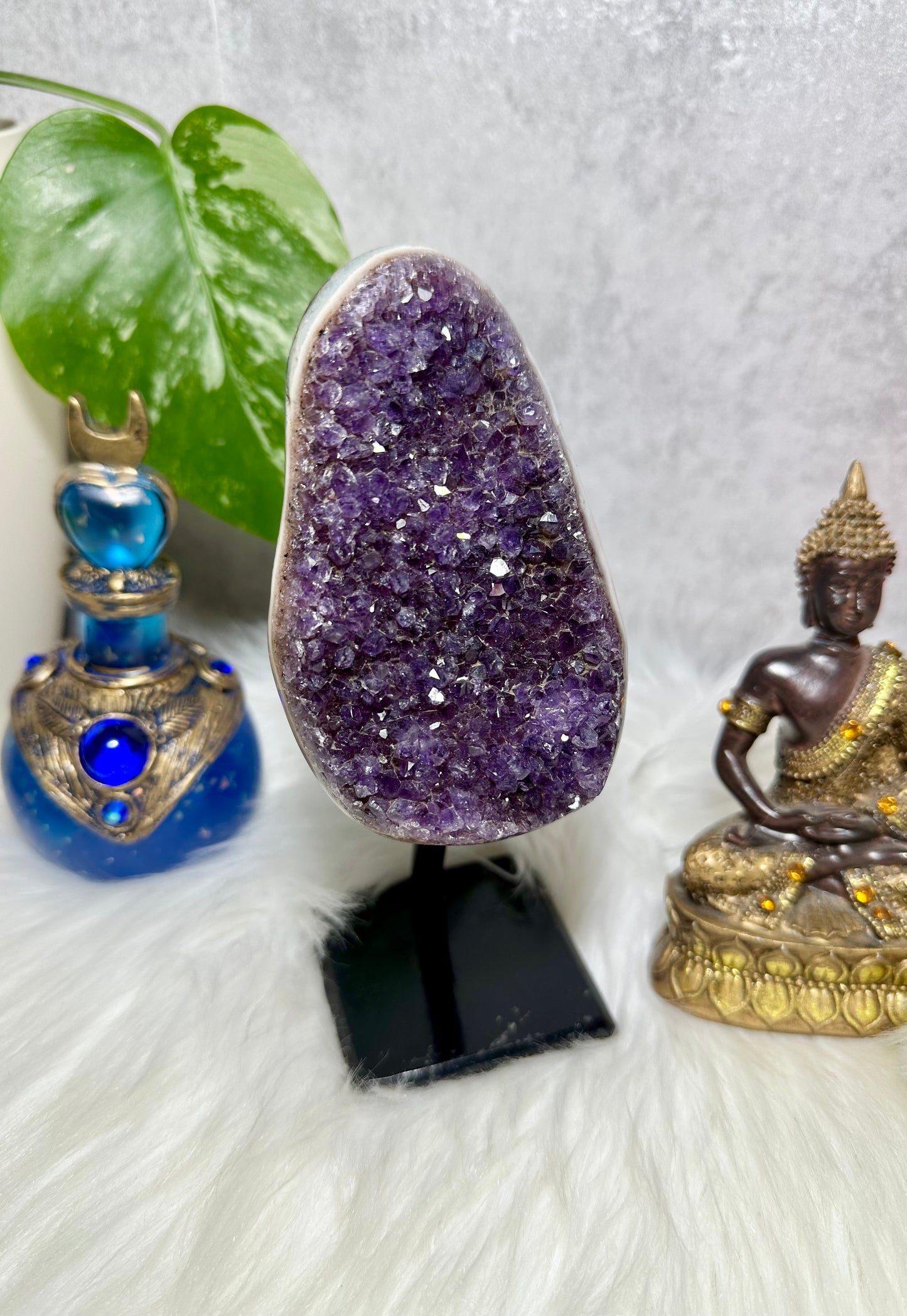 Amethyst auf Ständer