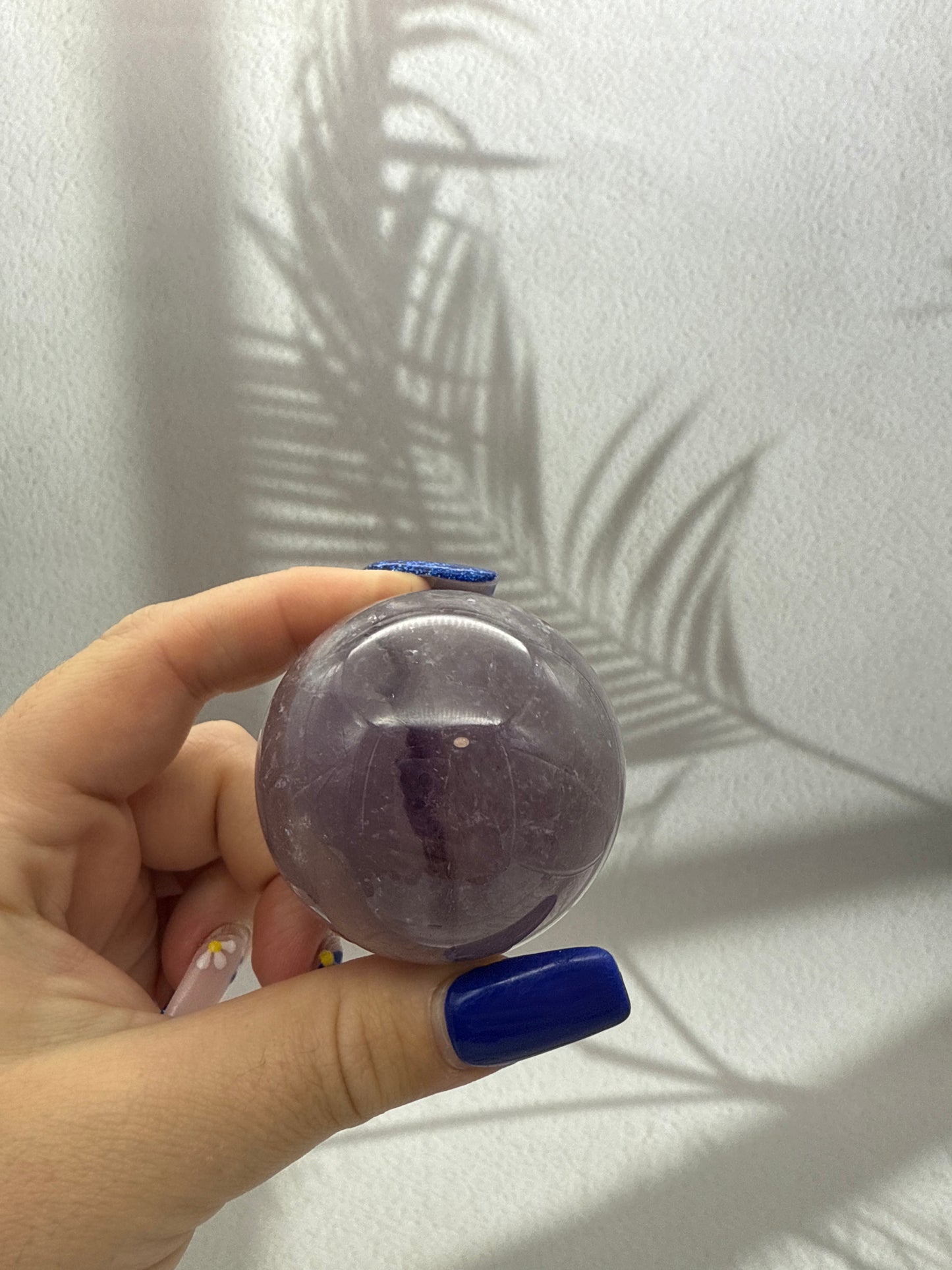 Amethyst Kugel - dunkellila