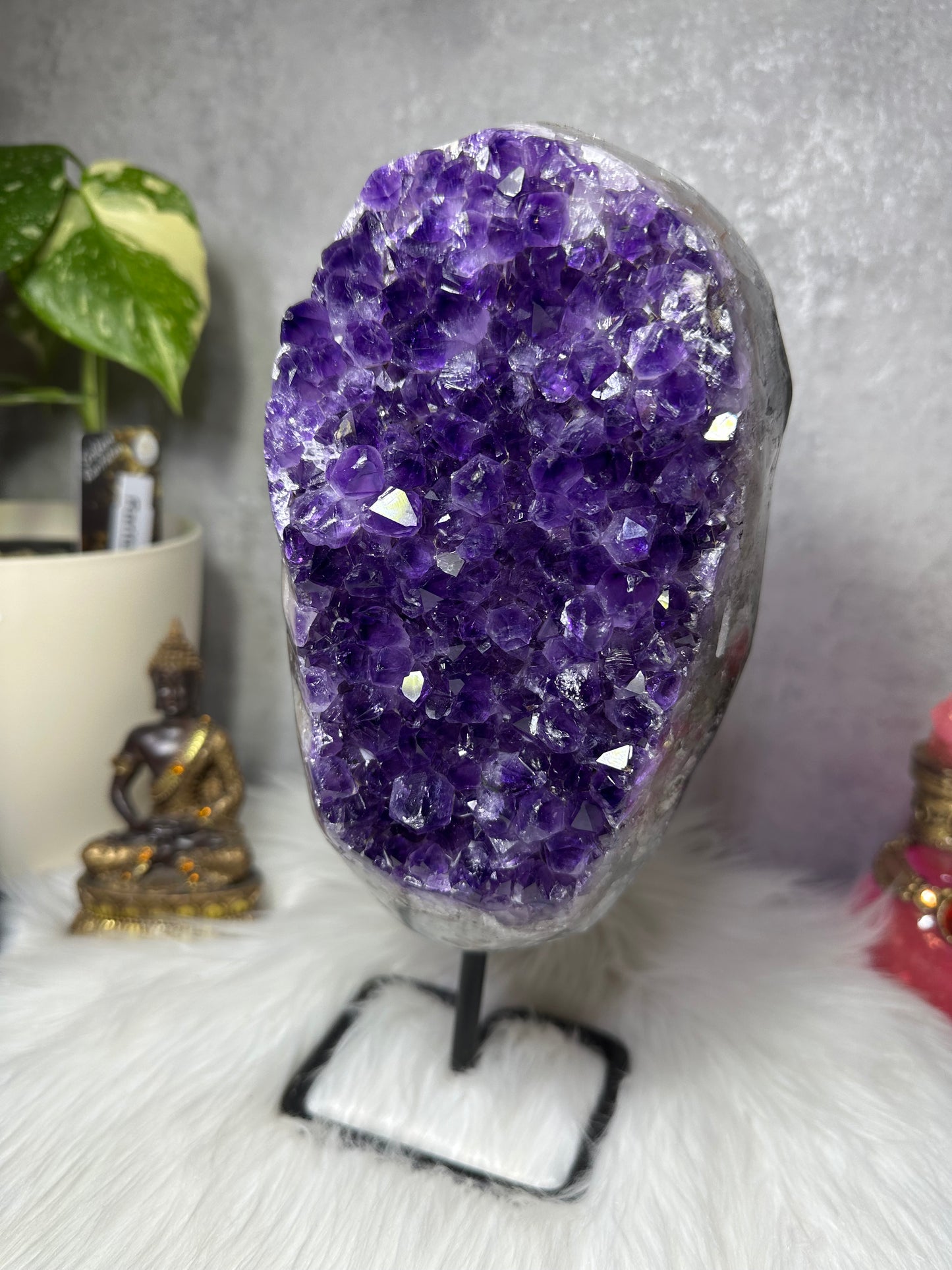 Sibirischer Amethyst auf Ständer (B)