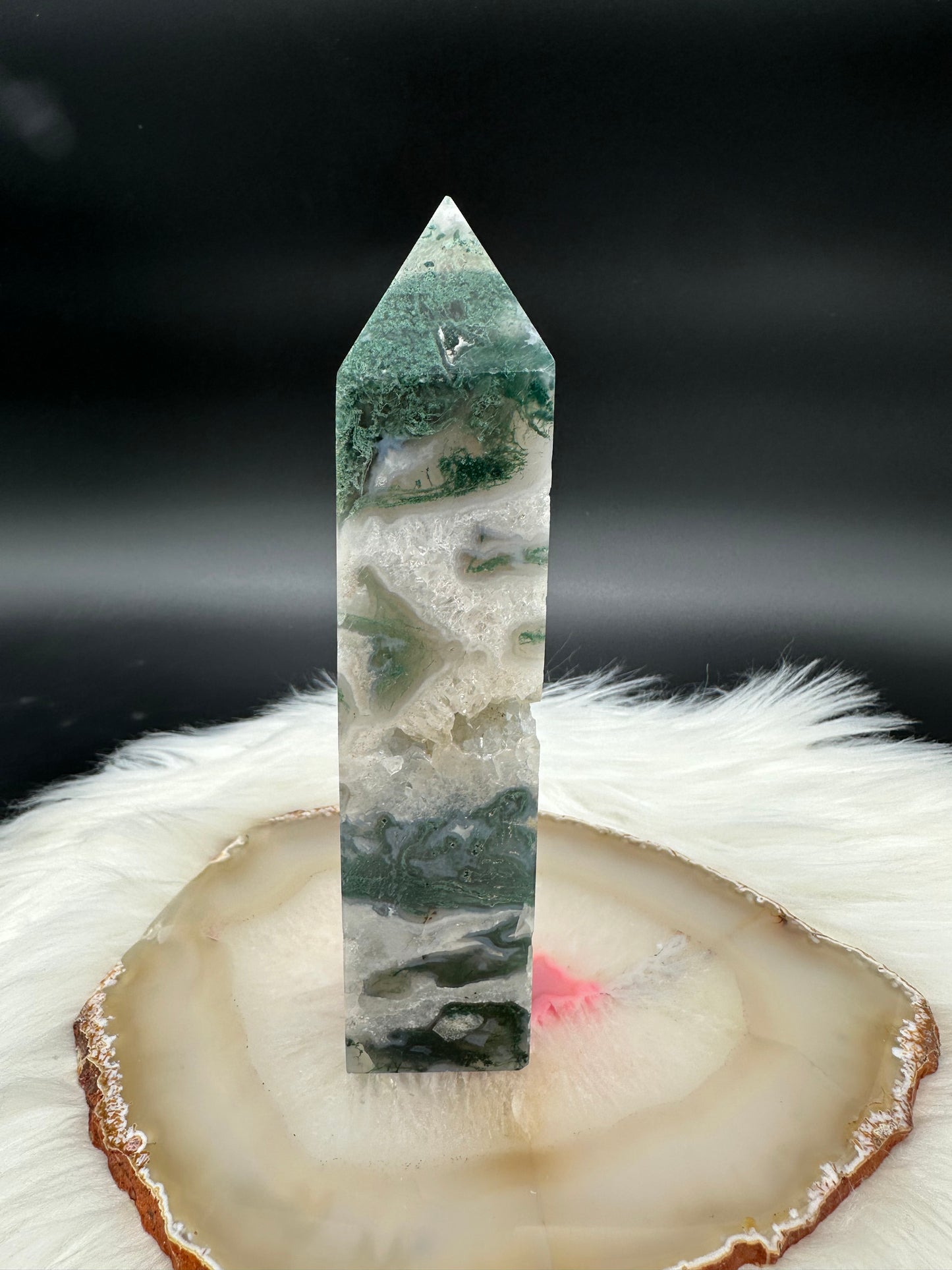 Moosachat Turm mit Druse - B WARE