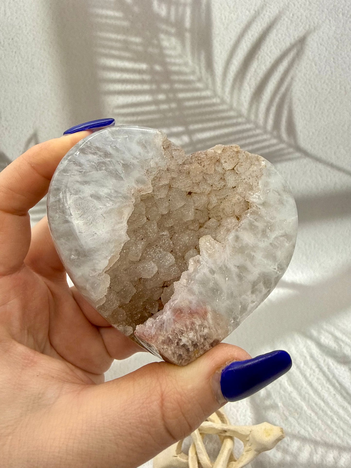 Sugar Amethyst Herz V