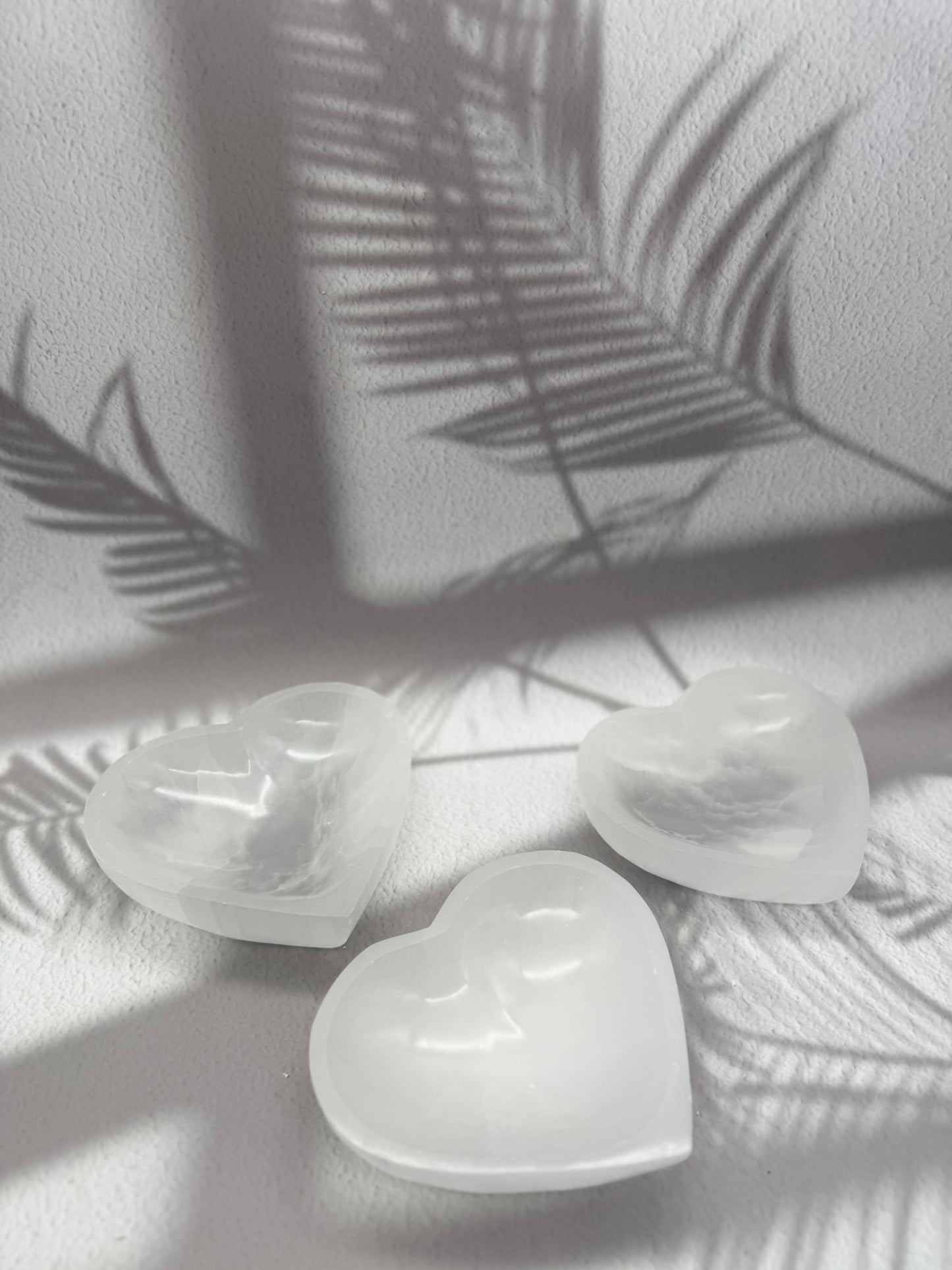 Selenit Ladeschale Herz