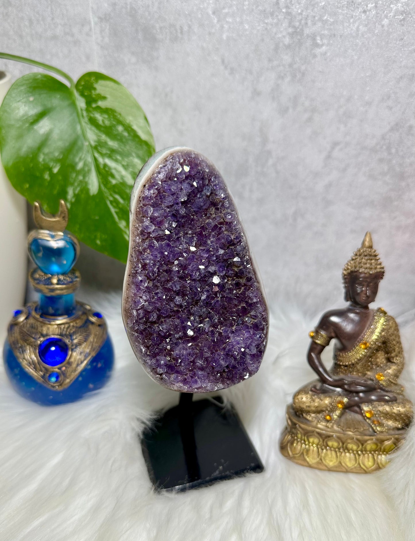 Amethyst auf Ständer
