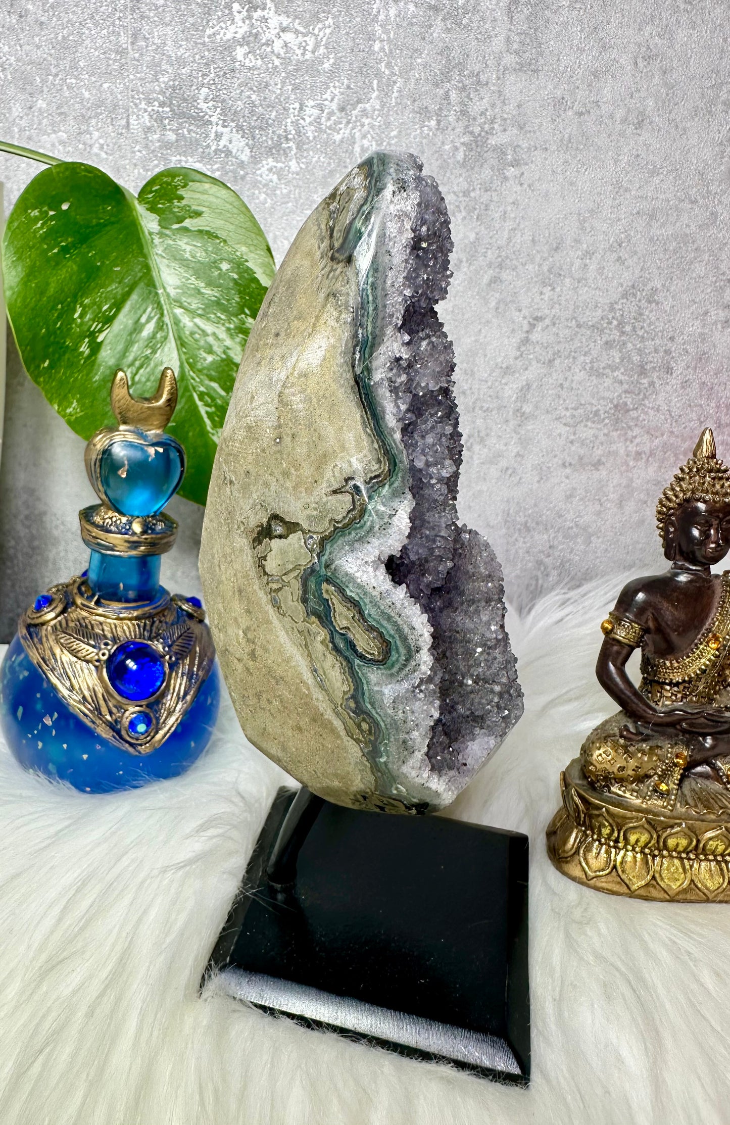 Amethyst Druse auf Ständer
