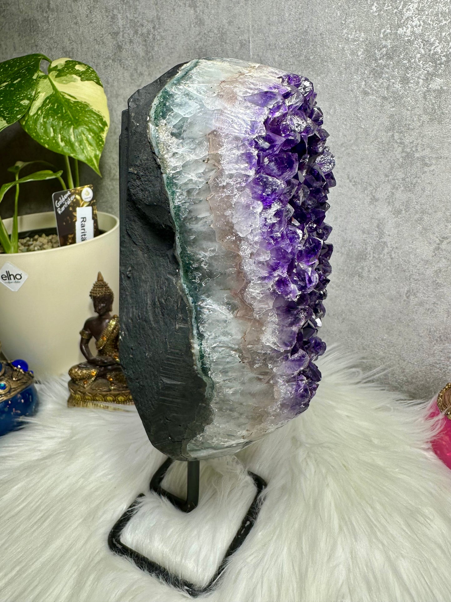Sibirischer Amethyst auf Ständer (B)