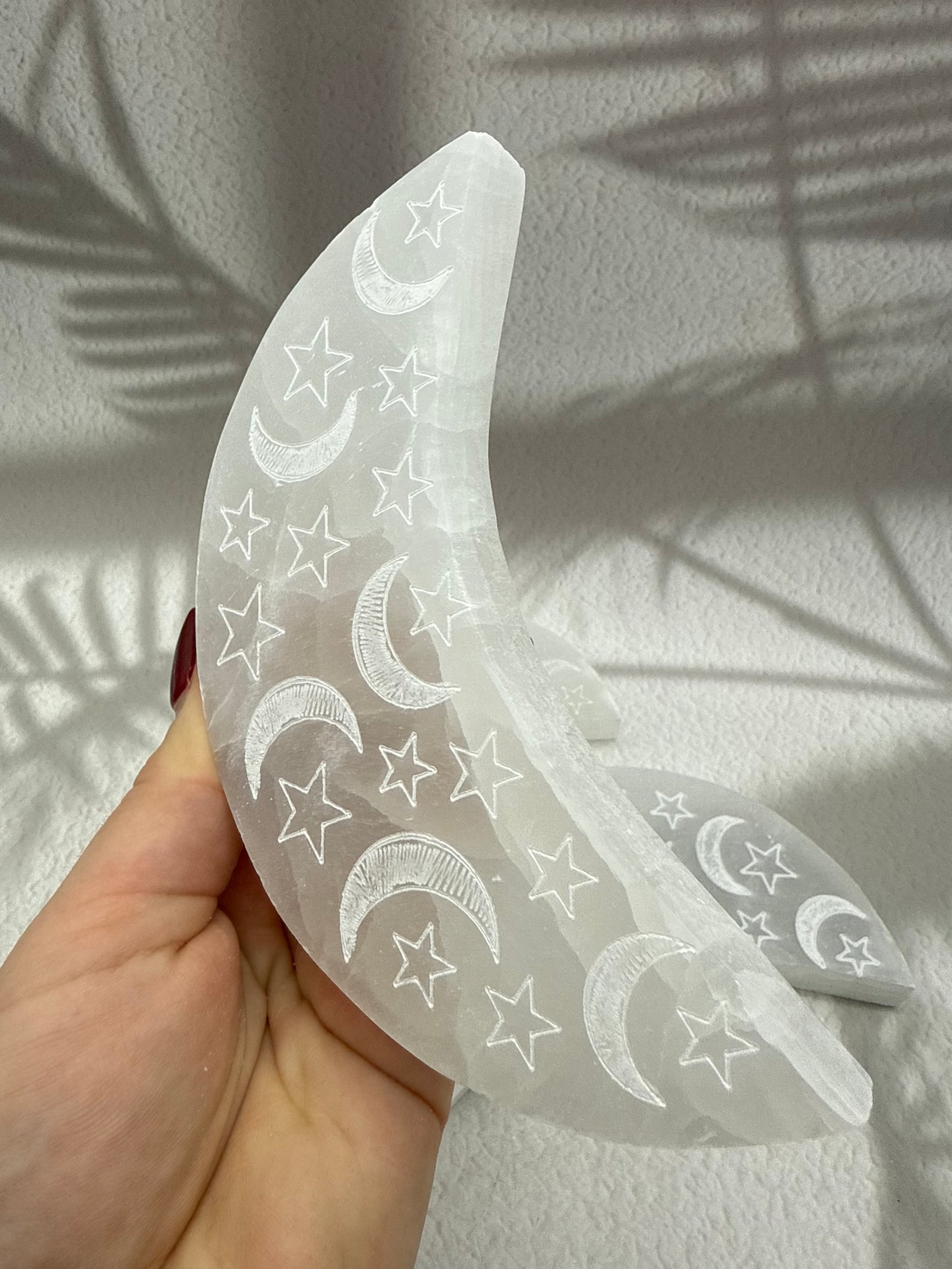 Selenit Ladeplatte Mond