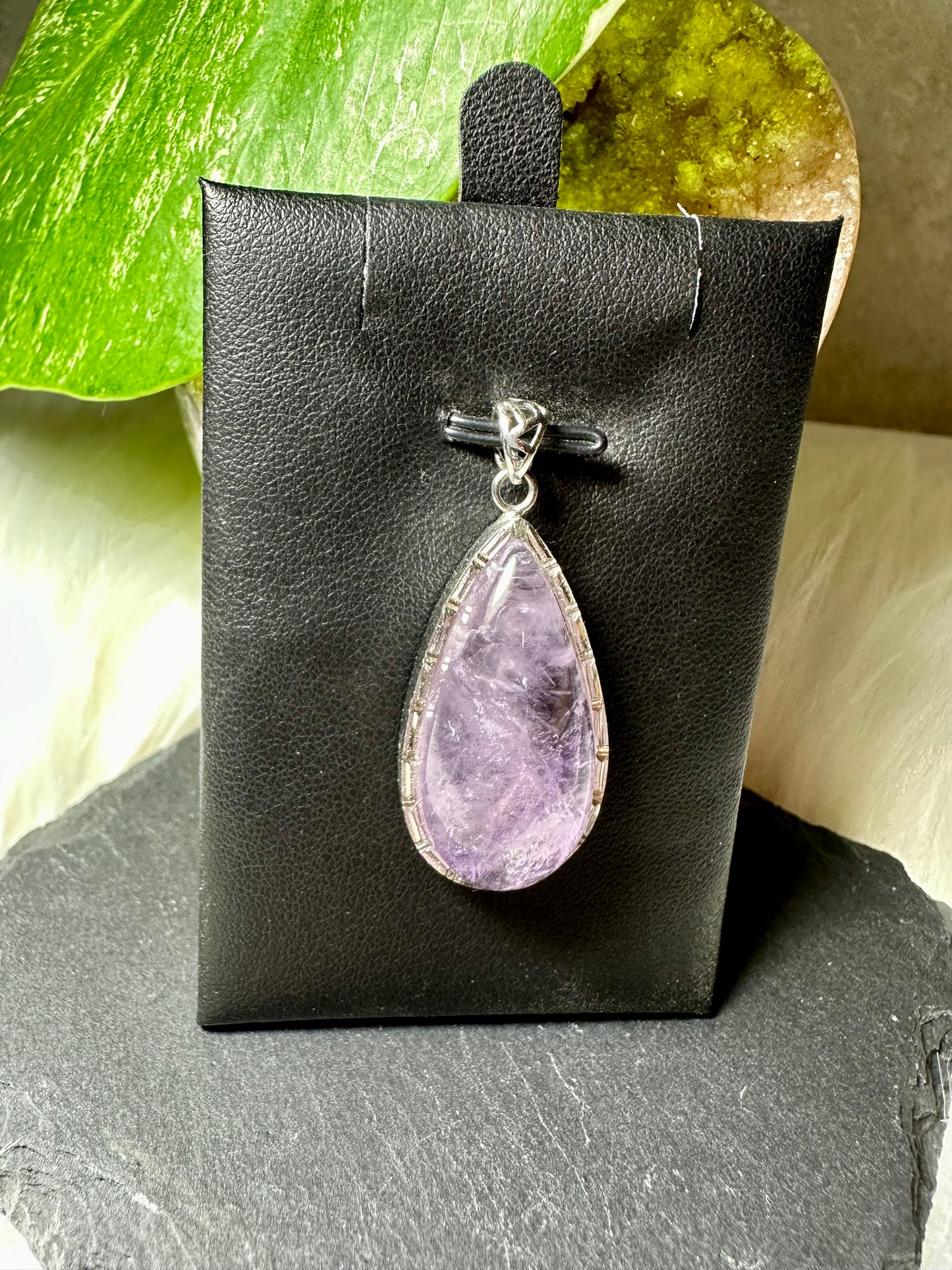 Amethyst Anhänger 925 Sterling Silber