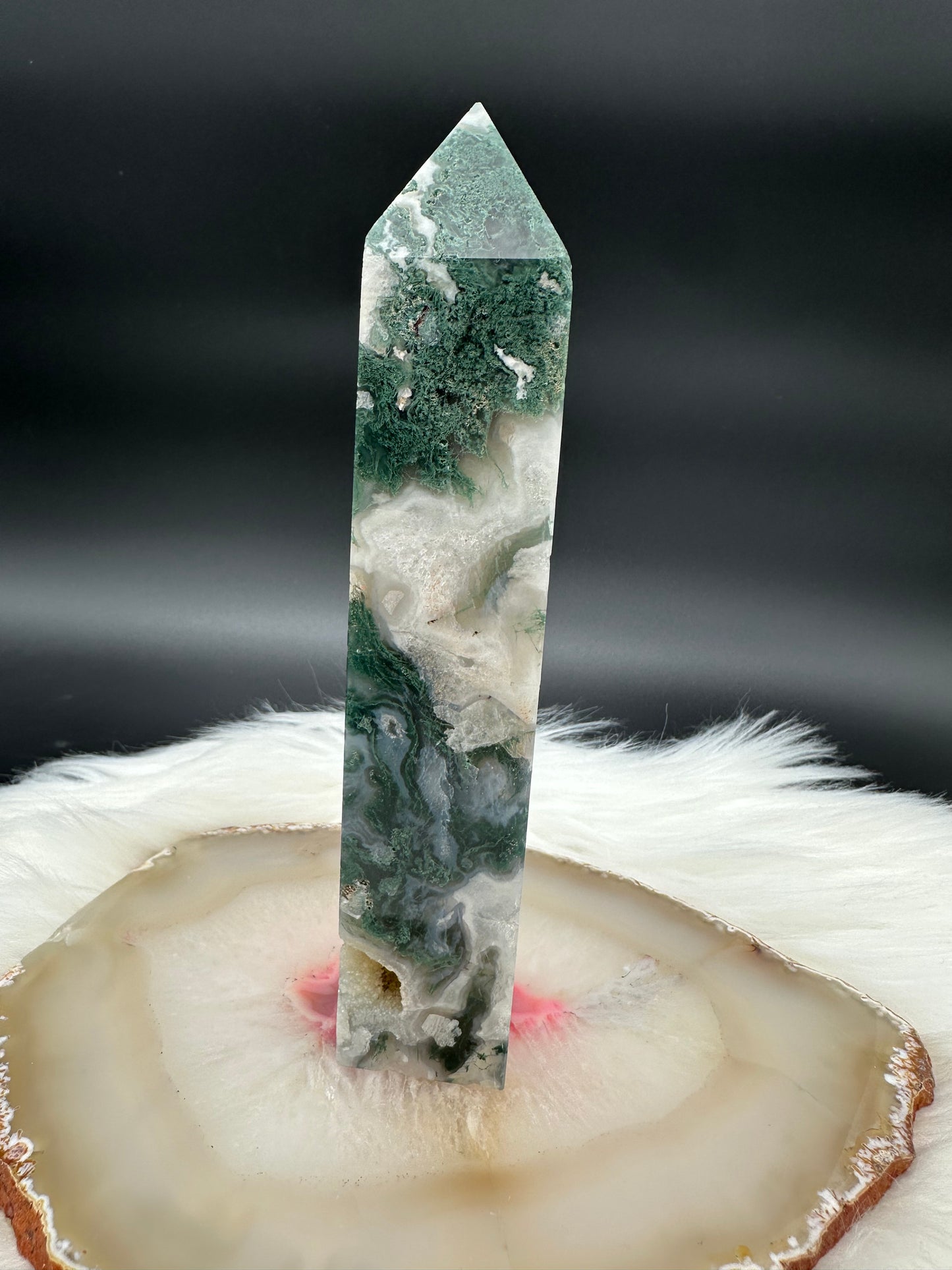 Moosachat Turm mit Druse - B WARE