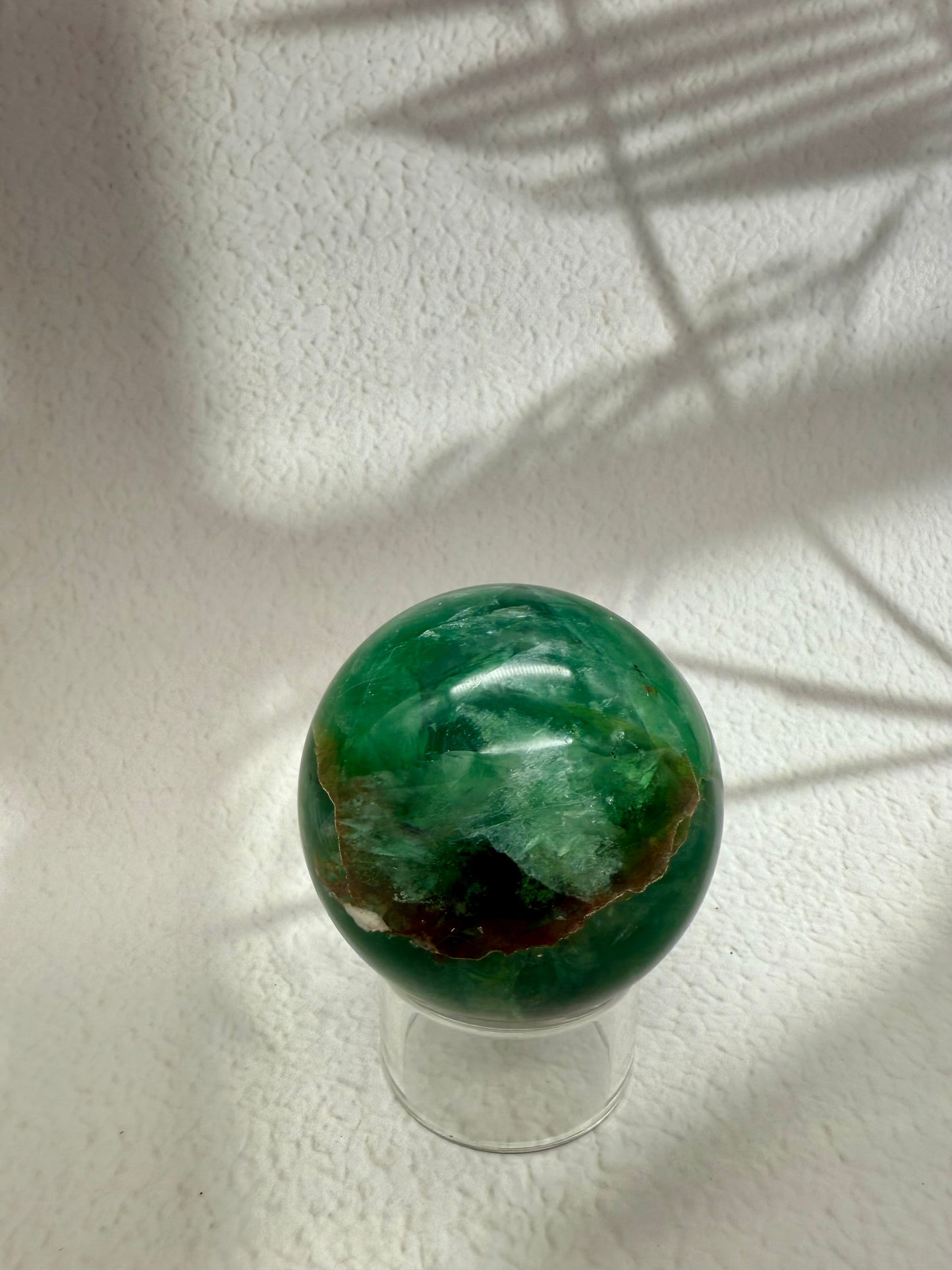 Regenbogenfluorit Kugel