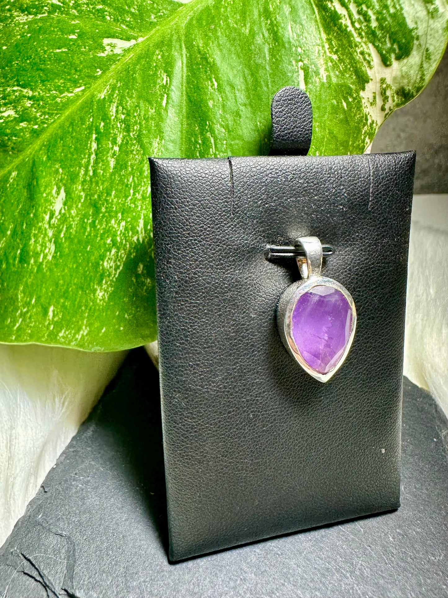 Amethyst Anhänger 925 Sterling Silber