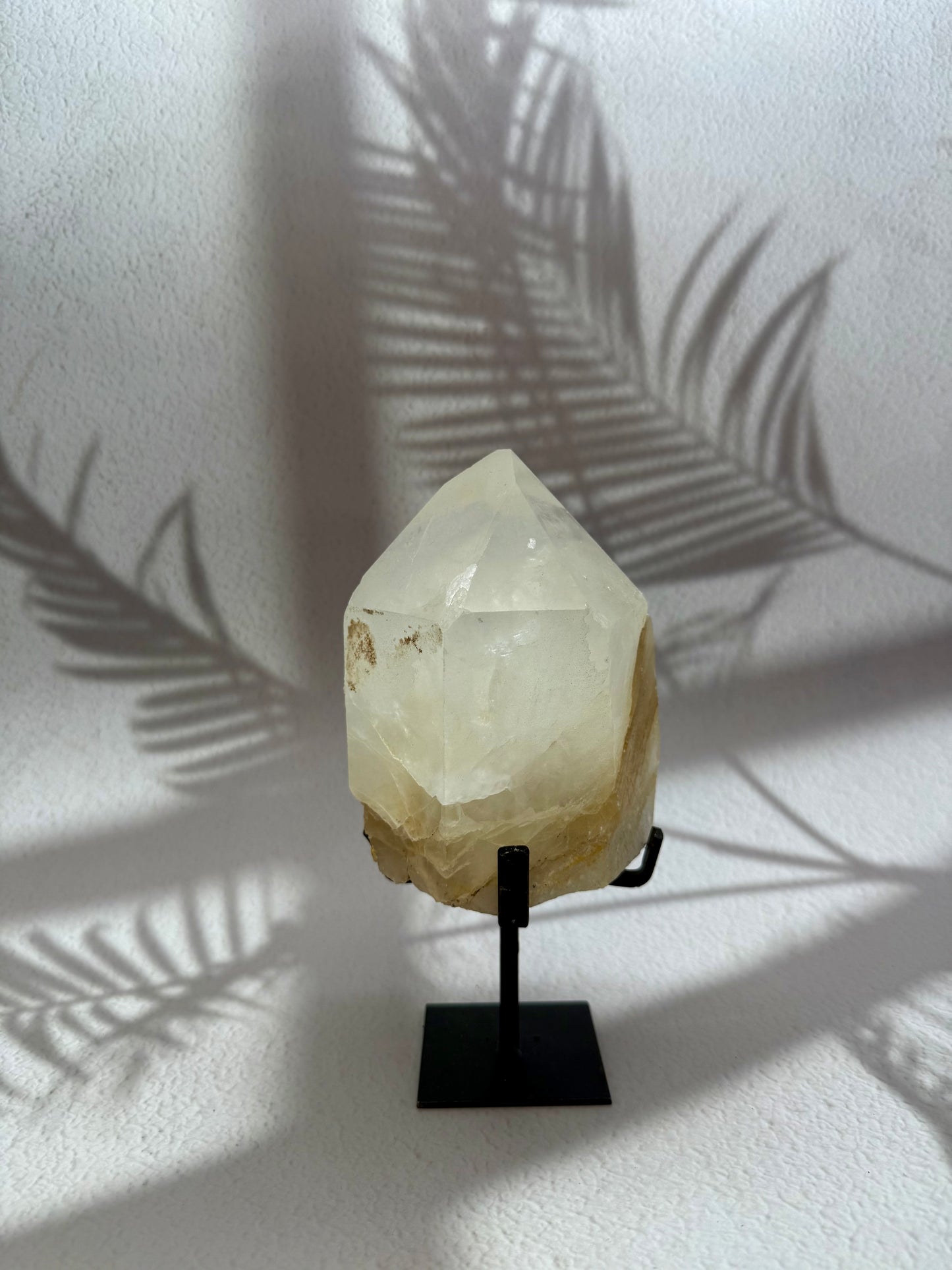 Bergkristall Spitze auf Ständer