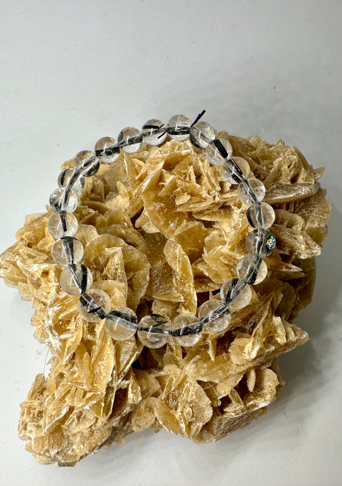 Turmalinquarz Perlenarmband
