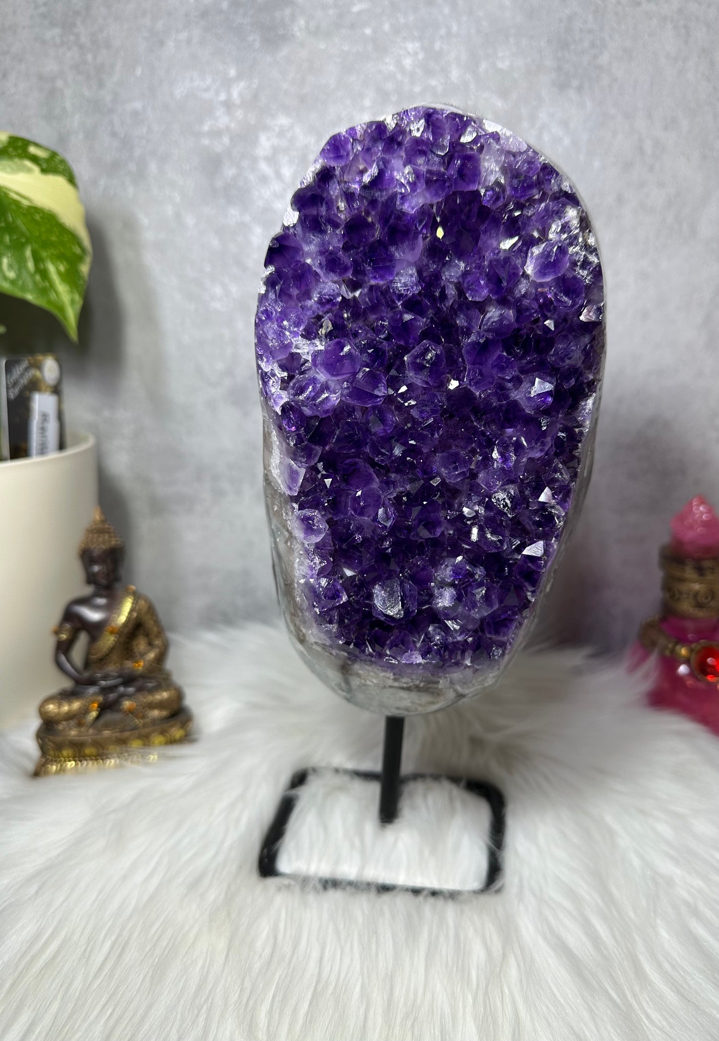 Sibirischer Amethyst auf Ständer (B)