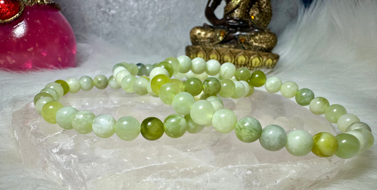 Serpentin Perlenarmband