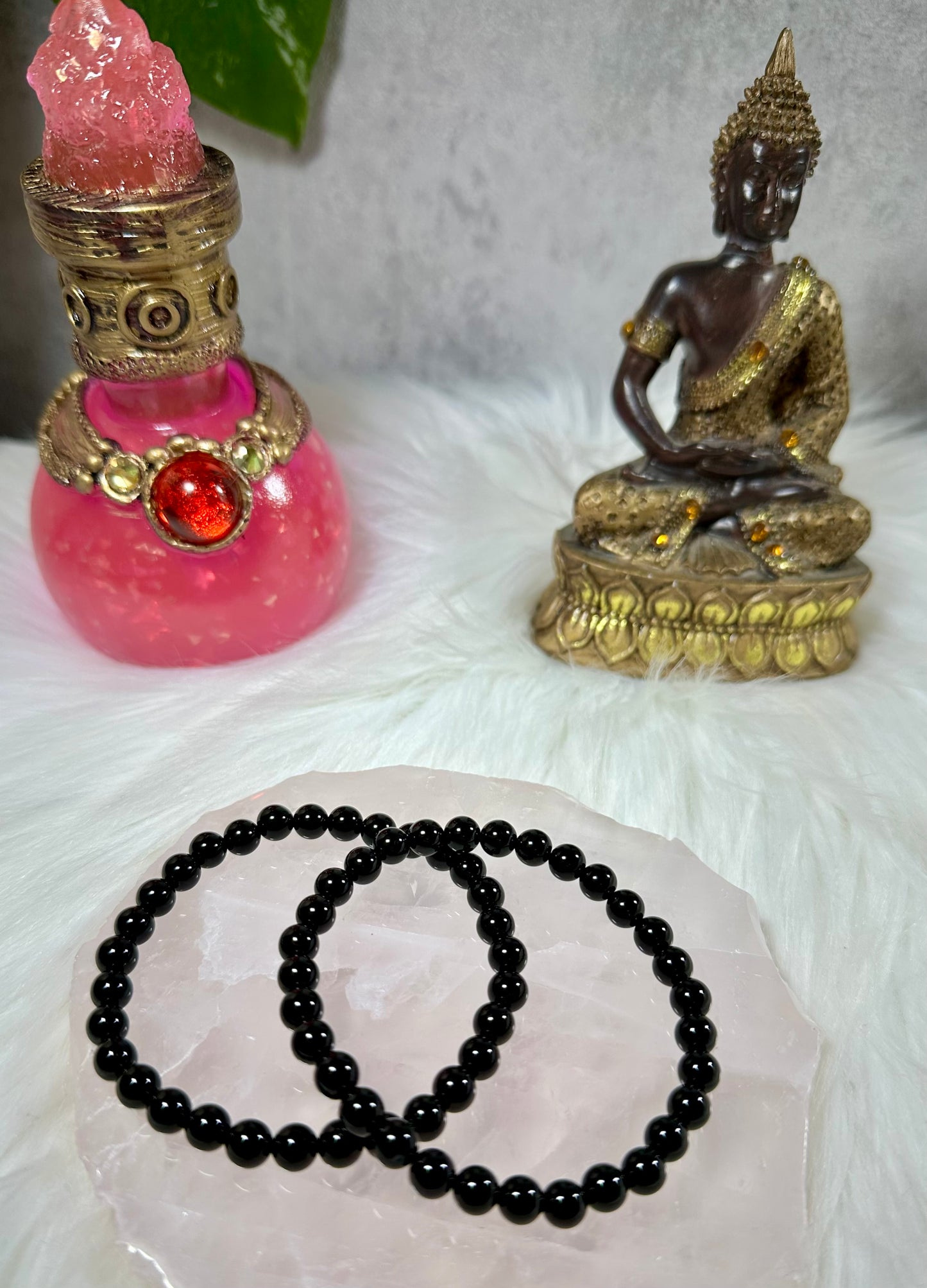 Schungit Perlenarmband