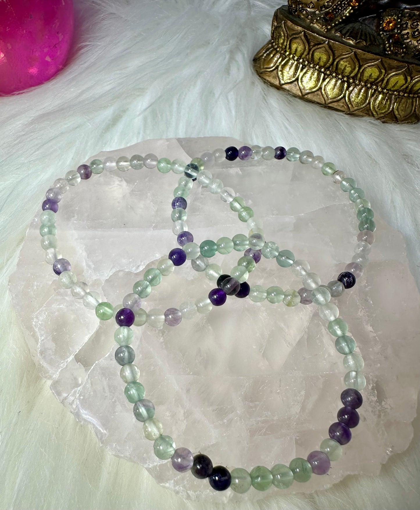 Fluorit Perlenarmband