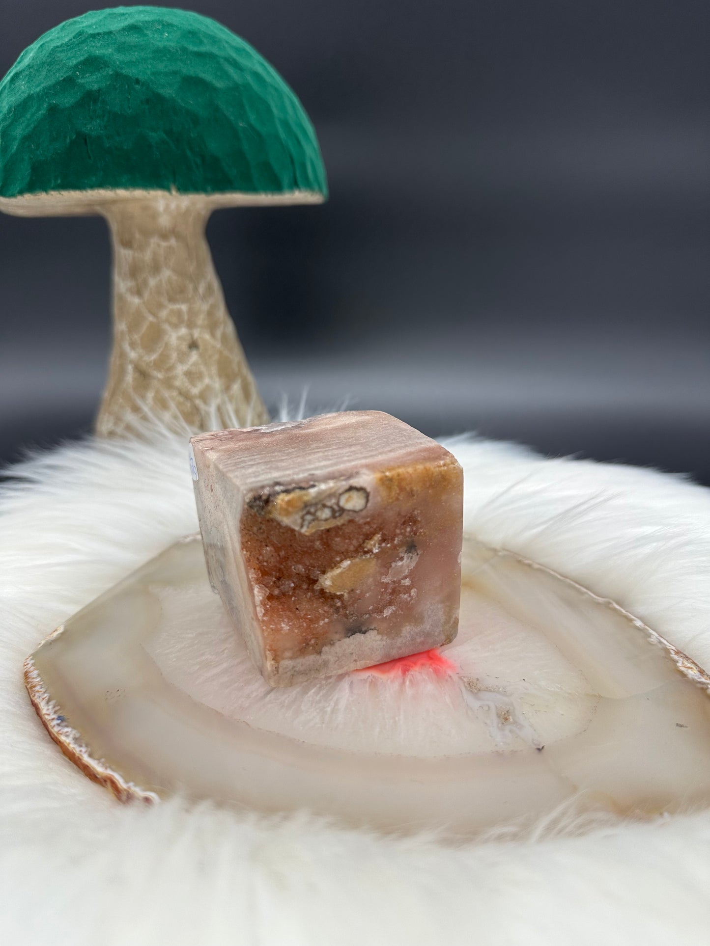 Pink Amethyst Würfel