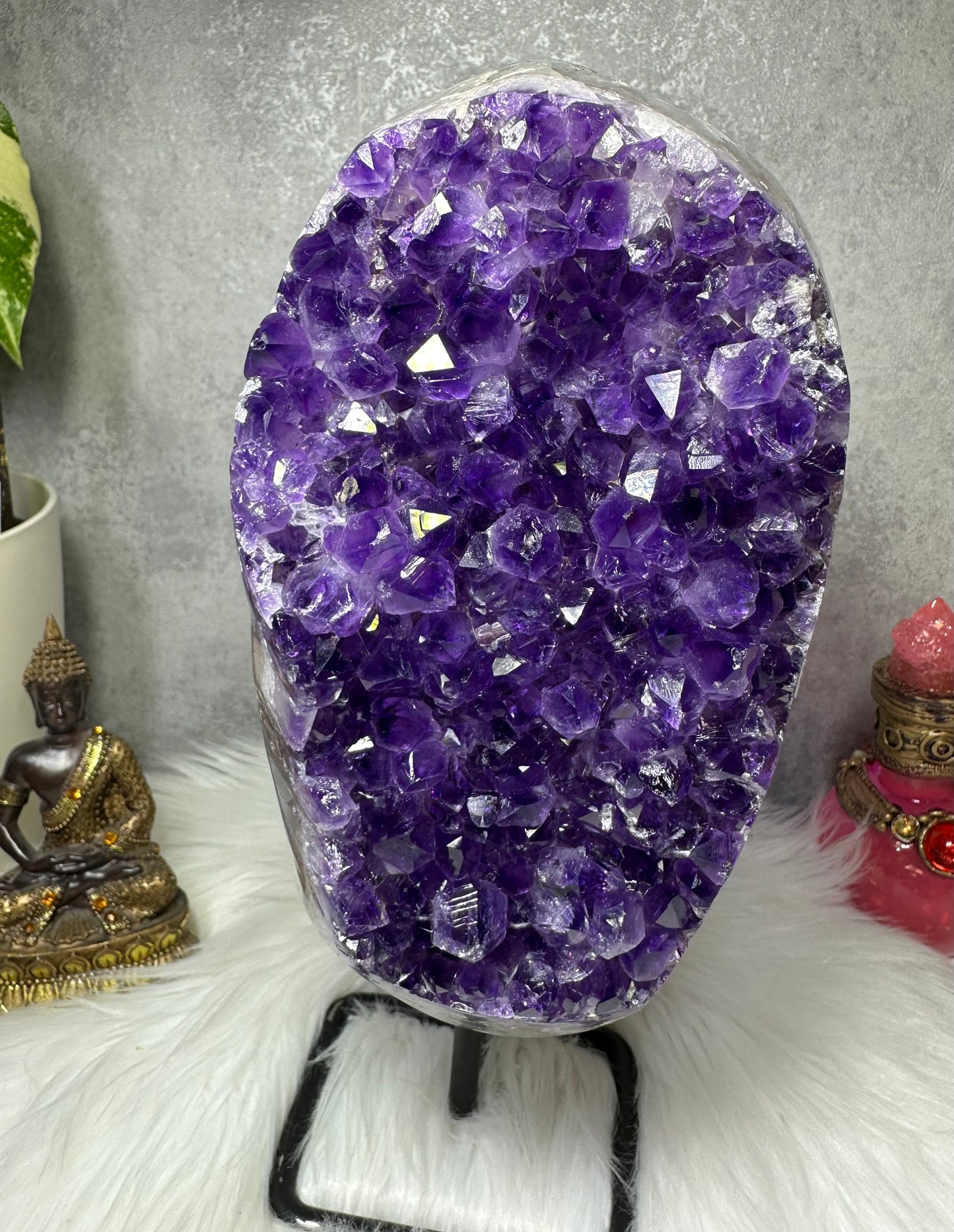 Sibirischer Amethyst auf Ständer (B)