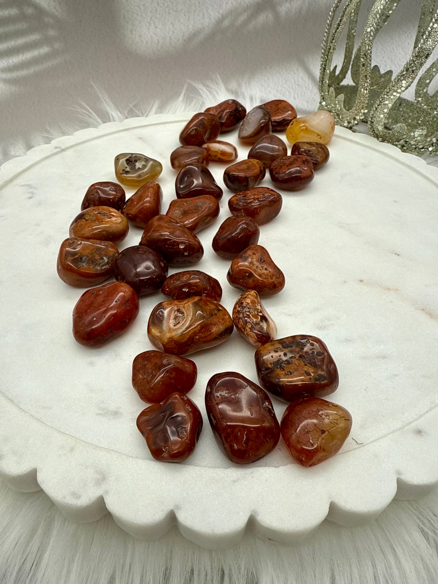 Karneol Trommelstein