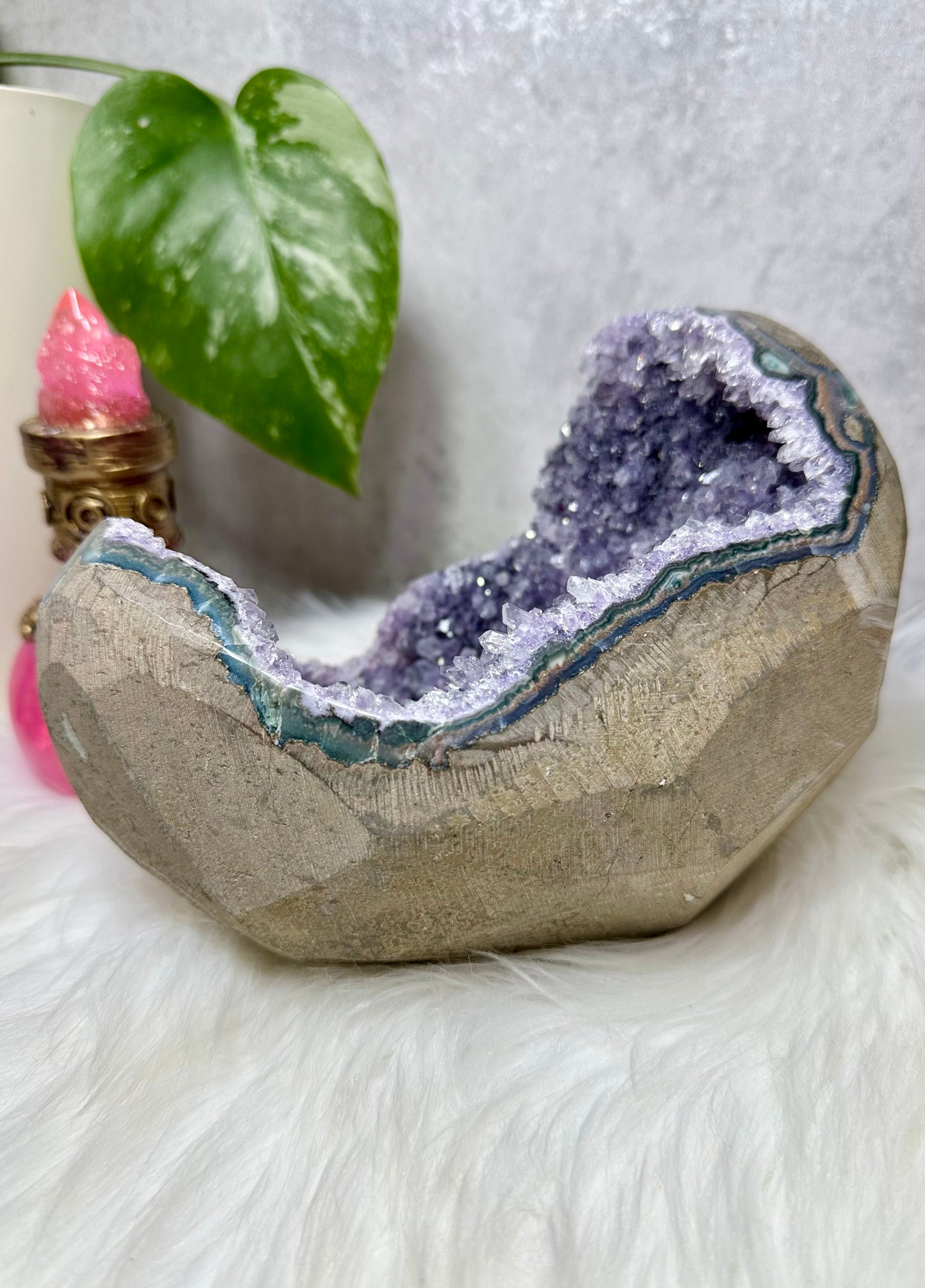 Amethyst Druse lila