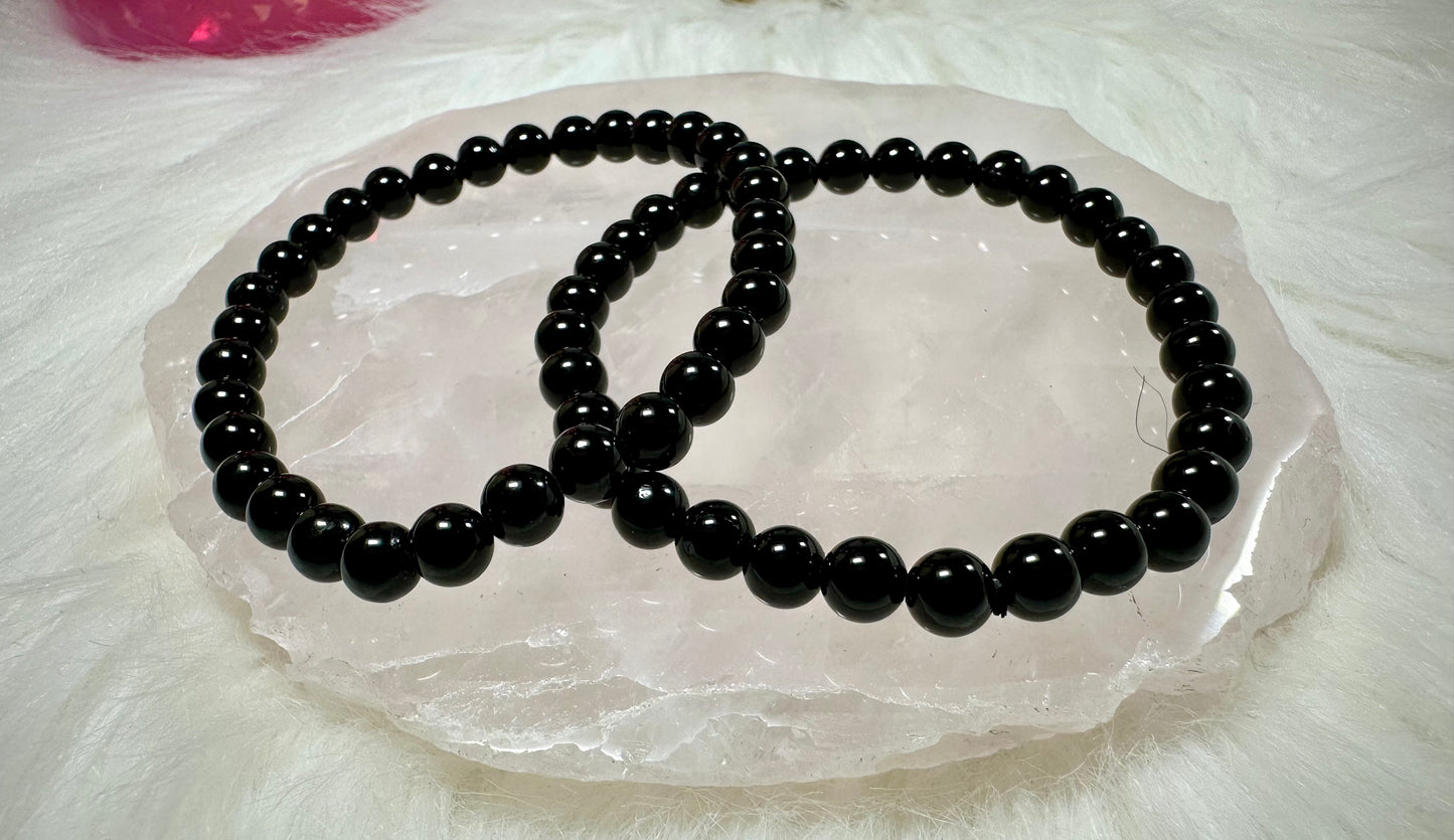 Schwarzer Turmalin Armband