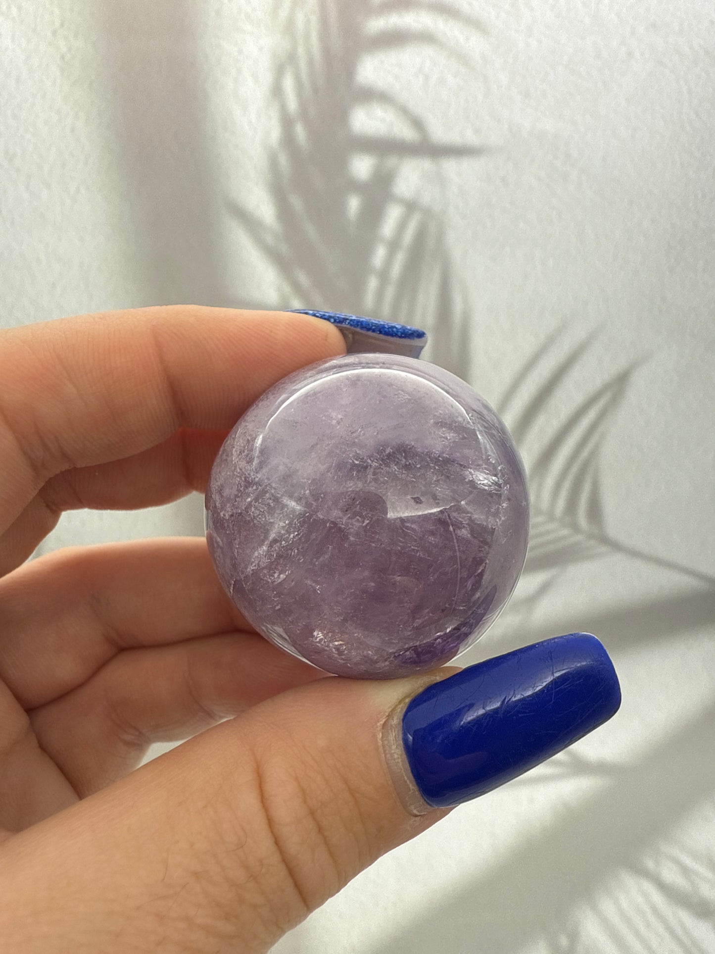 Amethyst Kugel - dunkellila