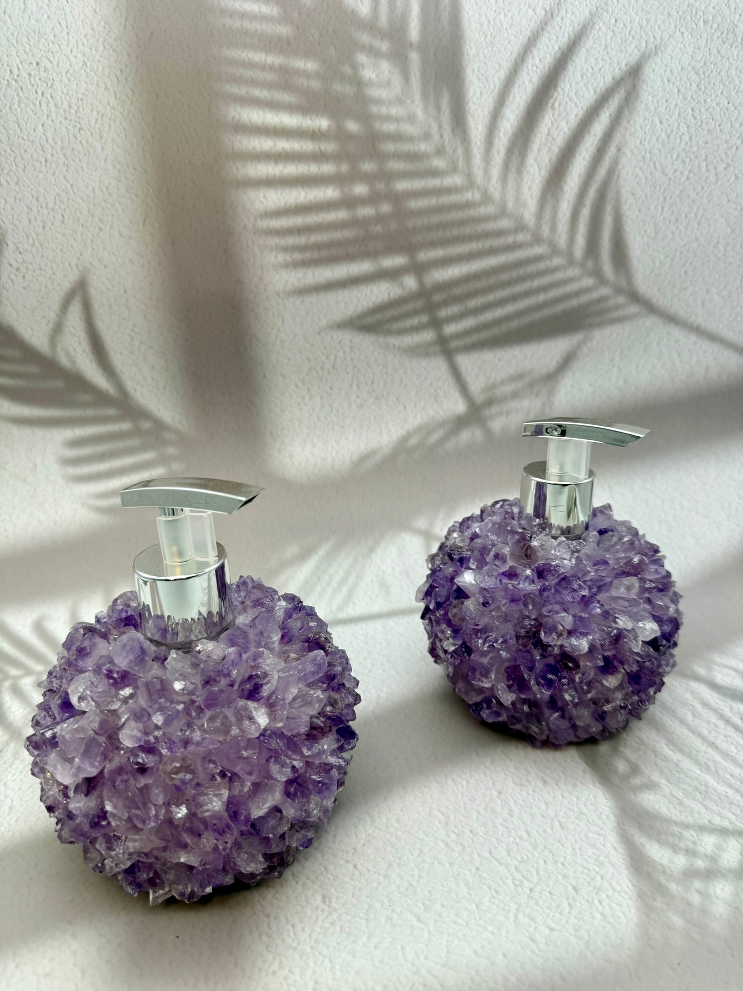 Seifenspender Amethyst Spitzen