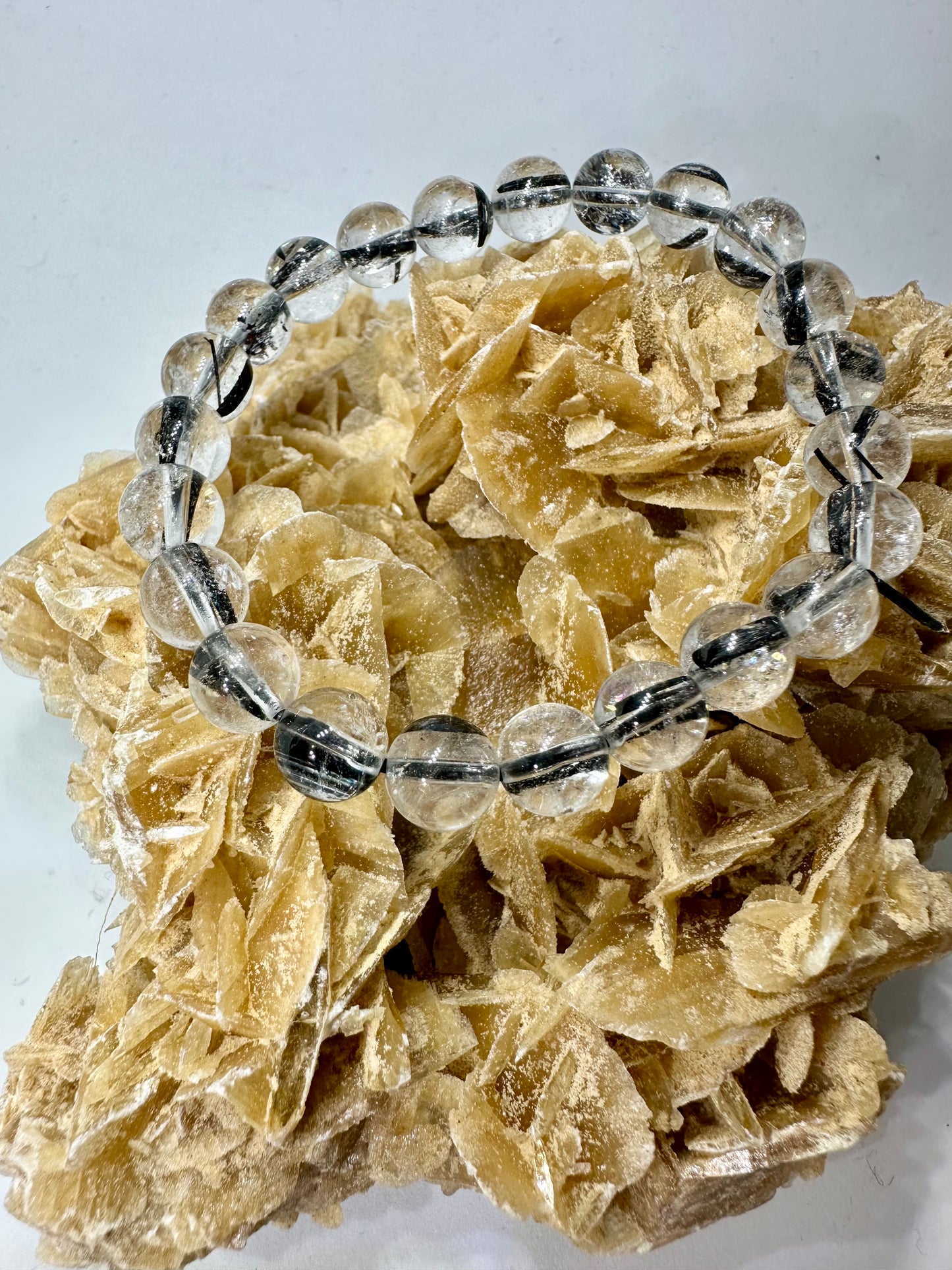 Turmalinquarz Perlenarmband