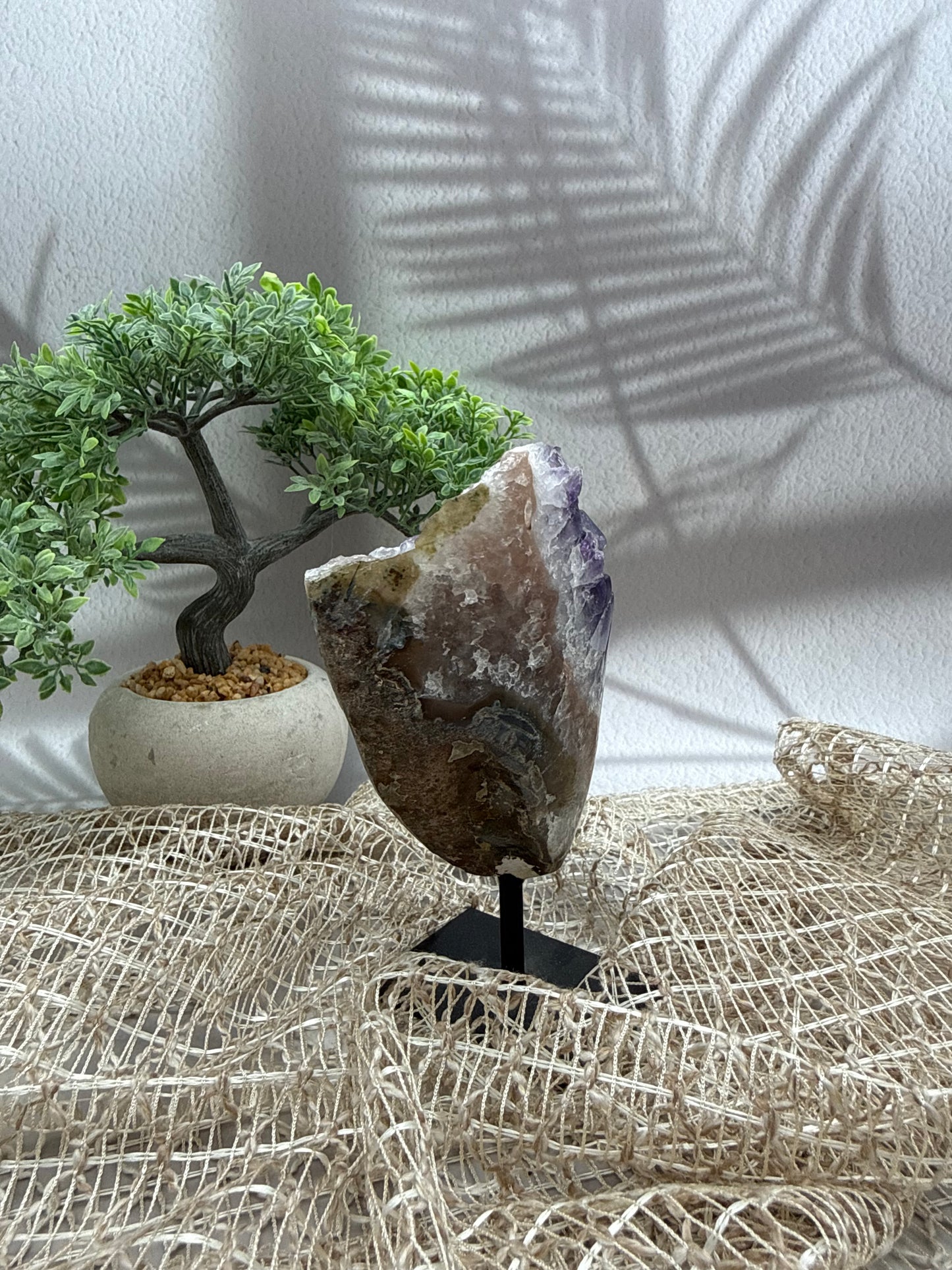 Sibirischer Amethyst auf Ständer - 1