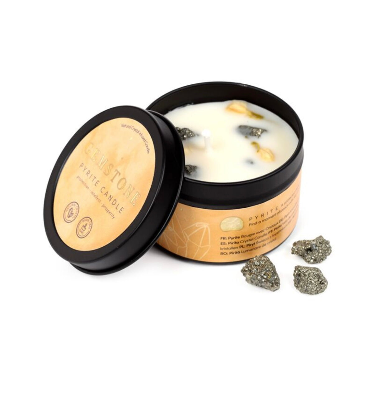 Sojawachs-Kristall-Kerzen