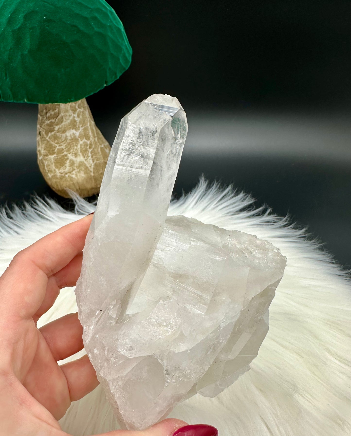Bergkristall Stück mit Spitze