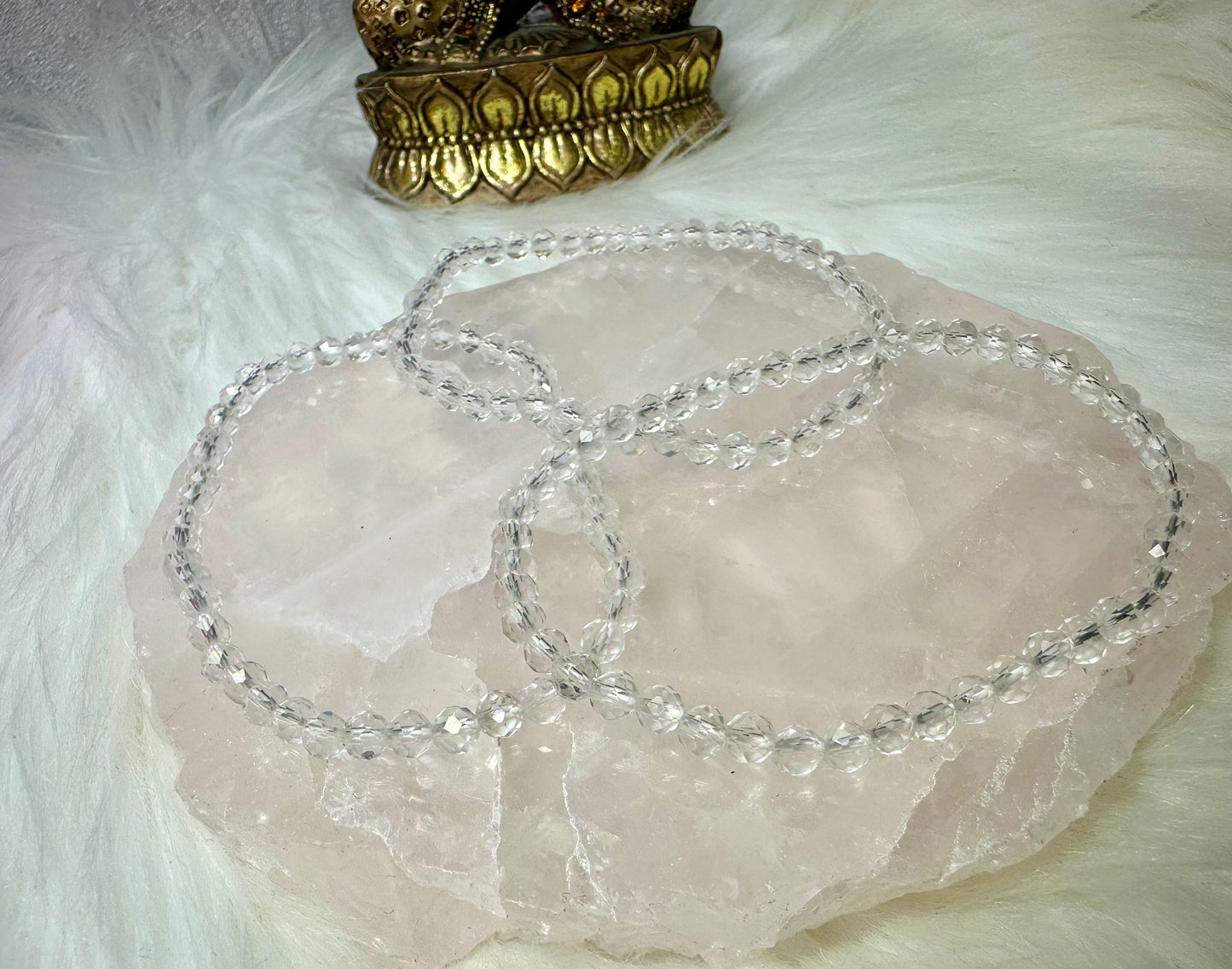 Bergkristall Armband facettiert