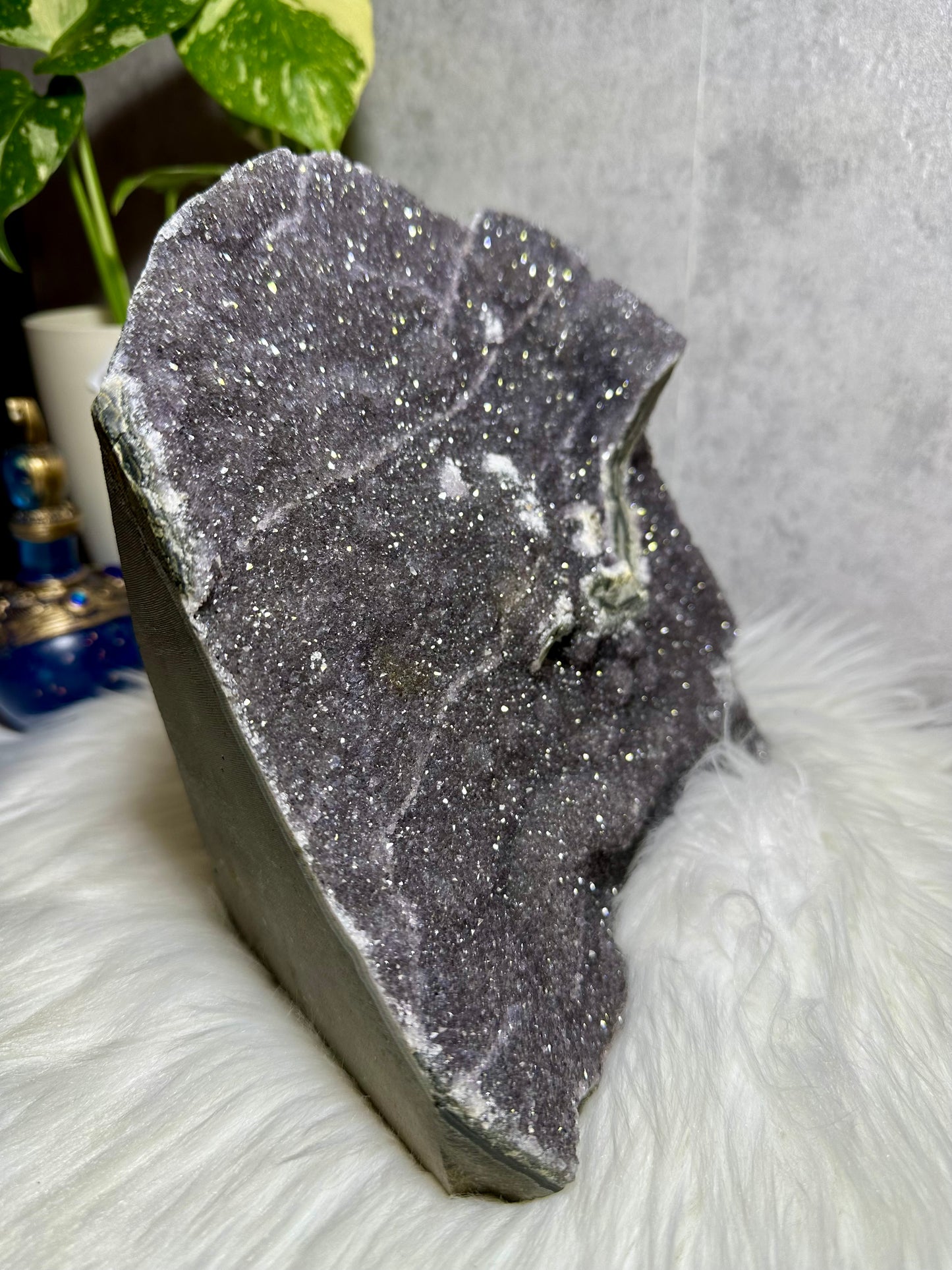 Grauer Amethyst XXL