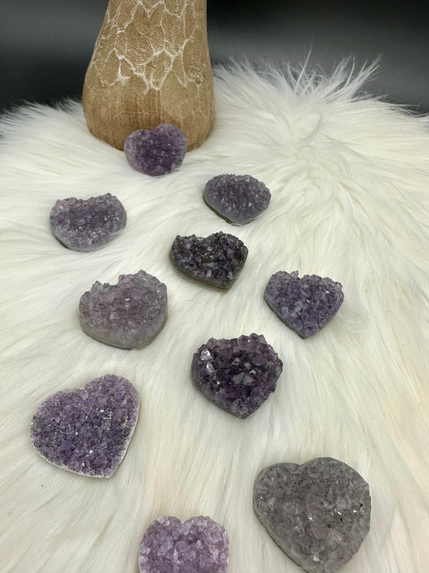 Amethyst Drusen-Herzen