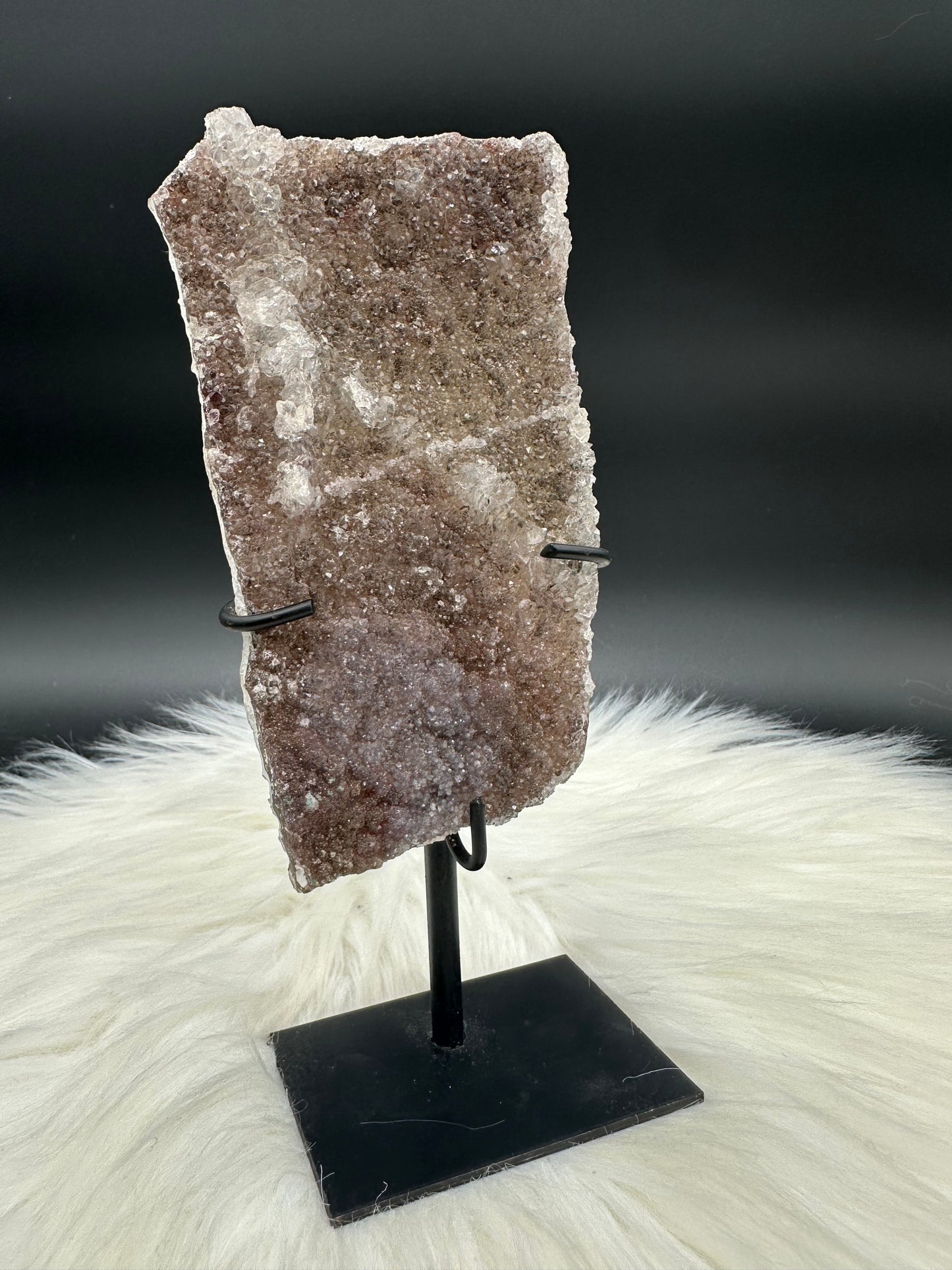 Zeolith Amethyst auf Ständer I