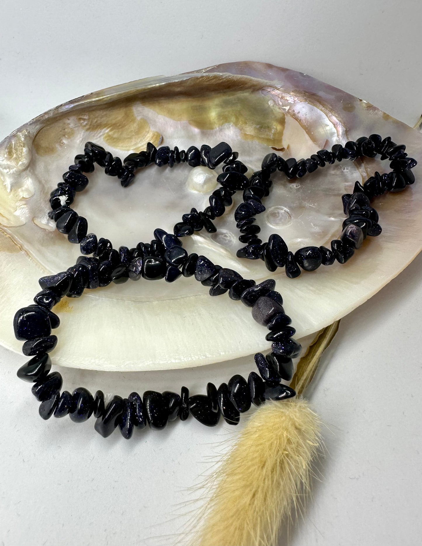 Blaufluss Splitterarmband (Synthetisch)