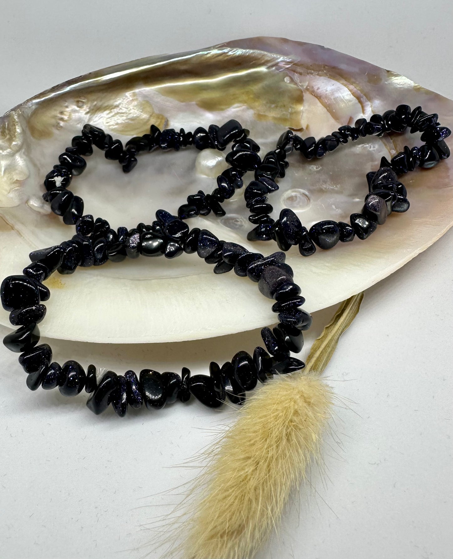 Blaufluss Splitterarmband (Synthetisch)