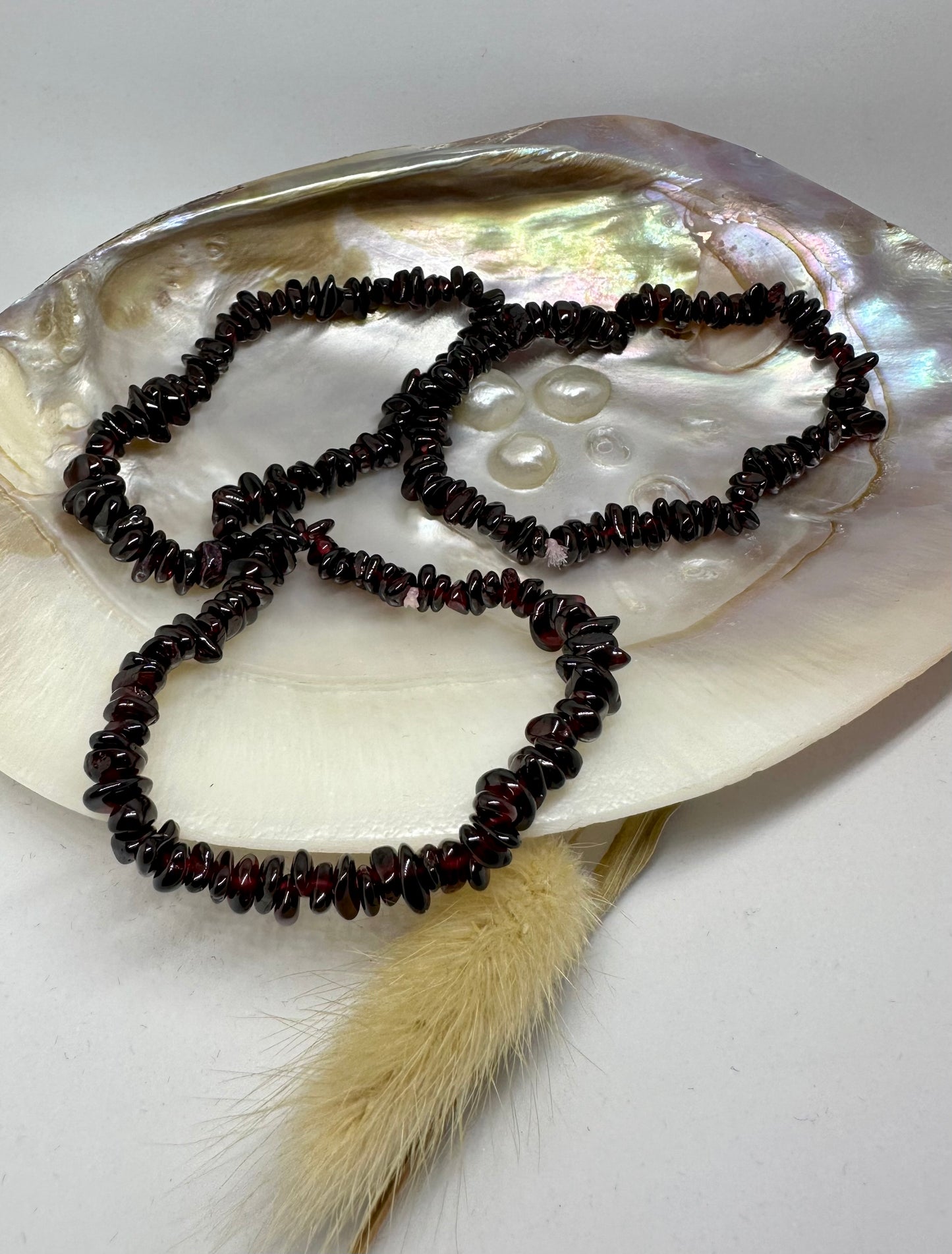 Granat Splitterarmband